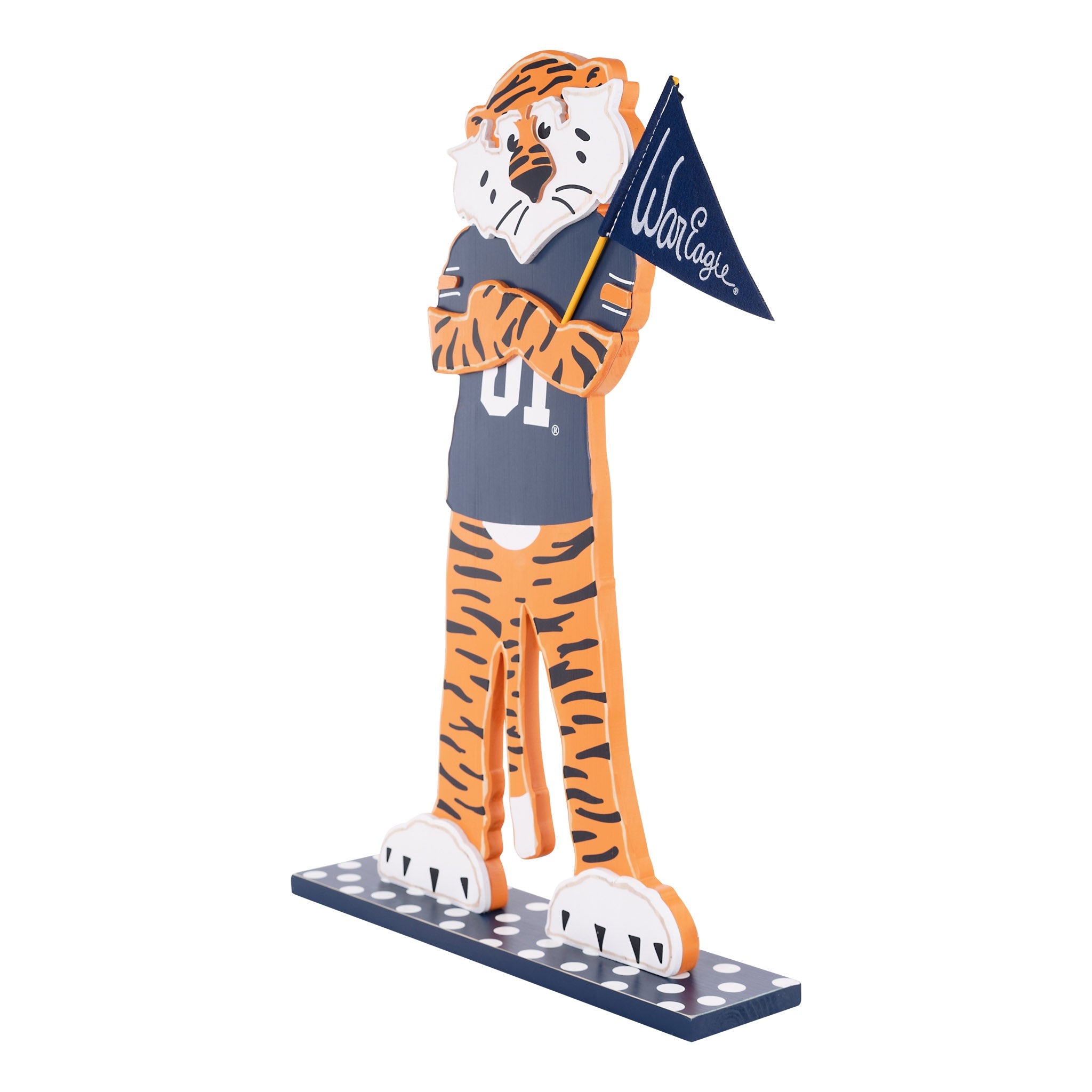 Aubie Wooden Mascot