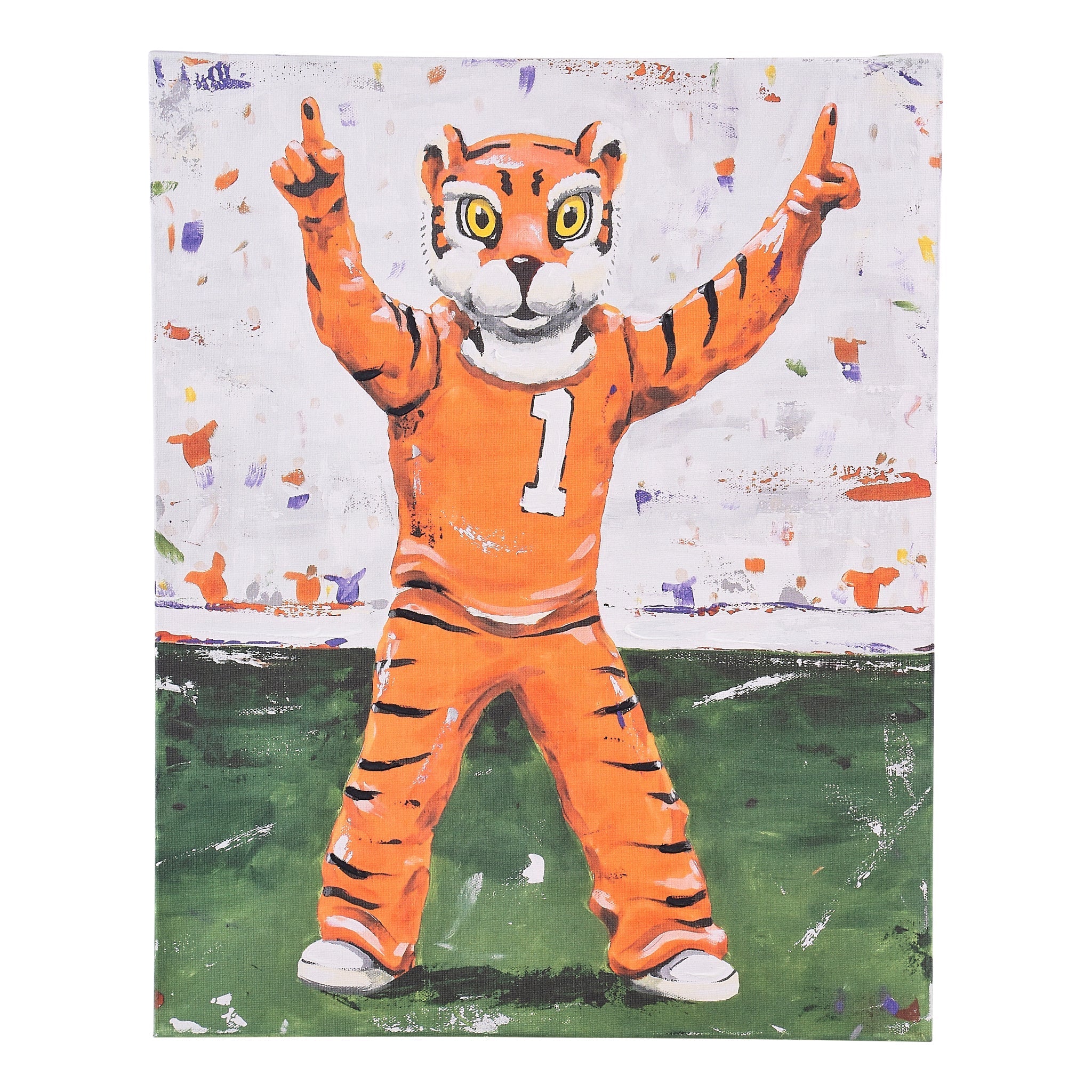 Clemson Tiger Canvas Small