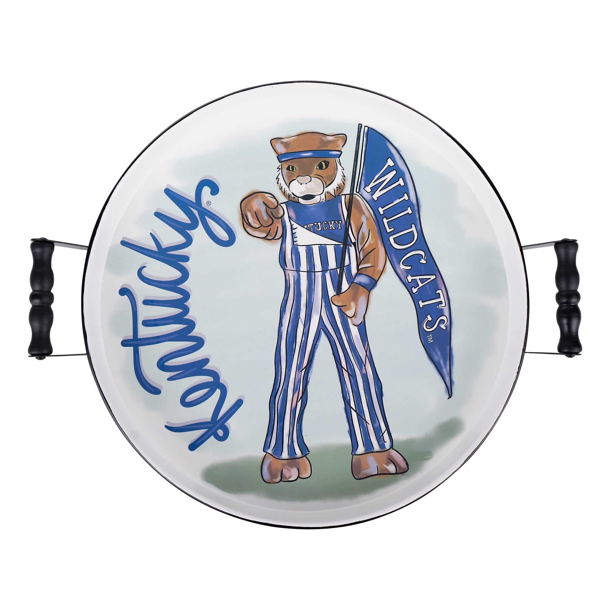 Kentucky Mascot Enamel Tray