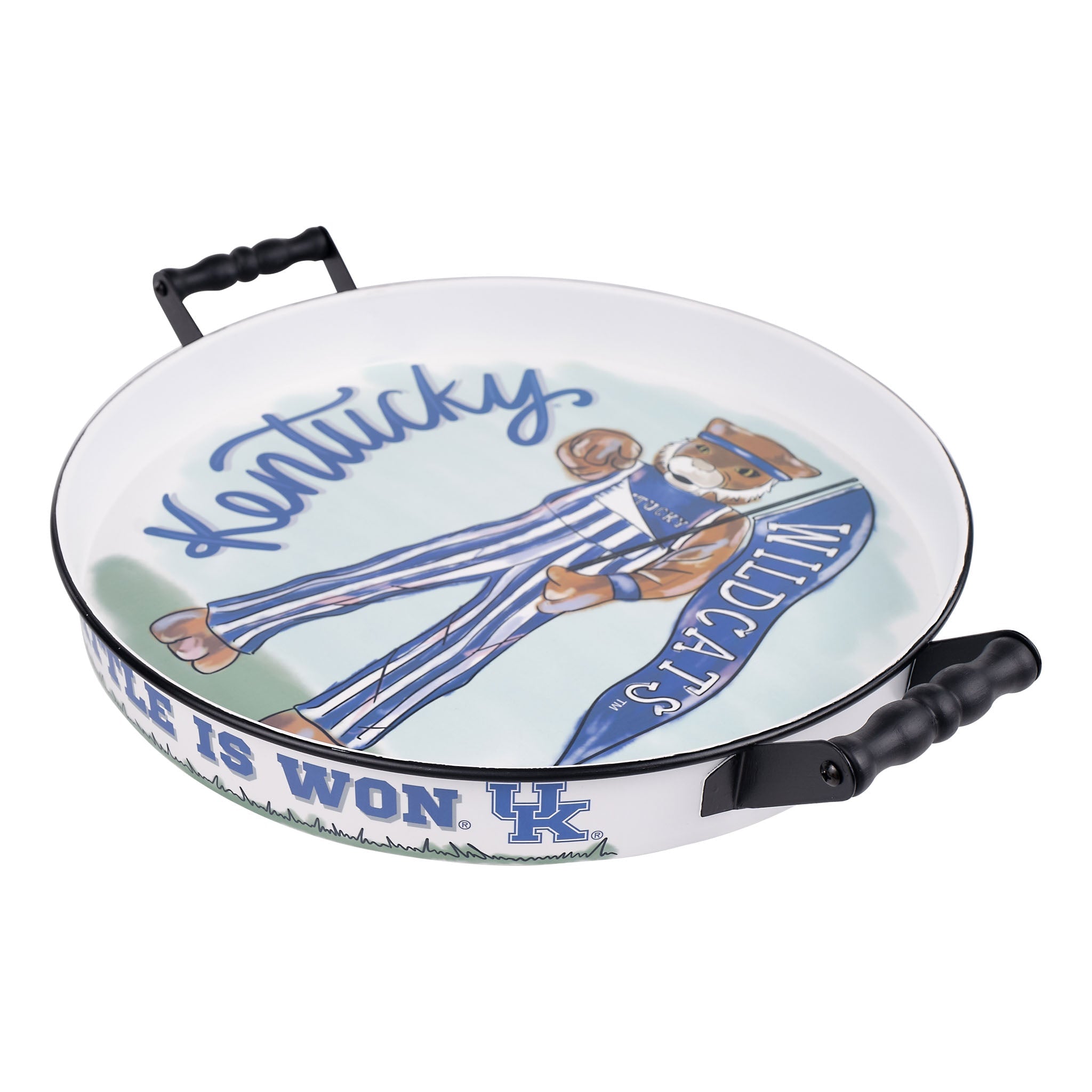 Kentucky Mascot Enamel Tray