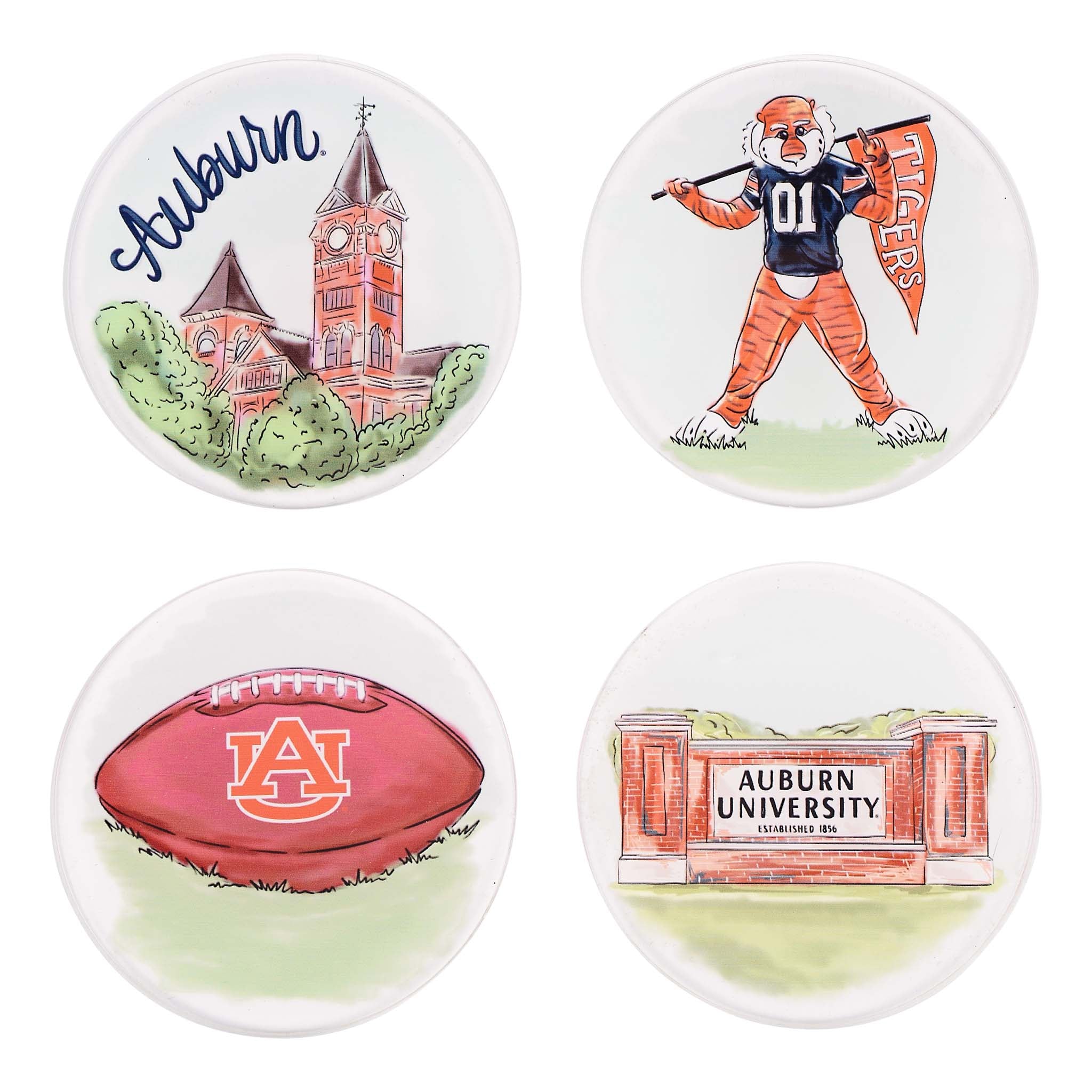 Auburn Coaster Set/4