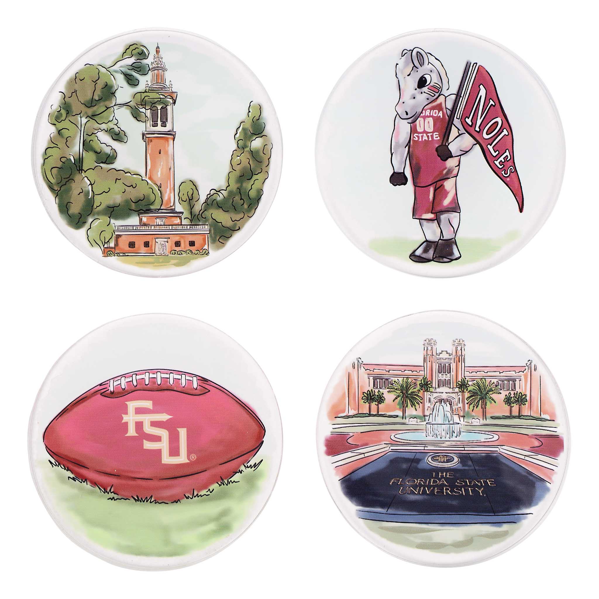 Florida State Coaster Set/4