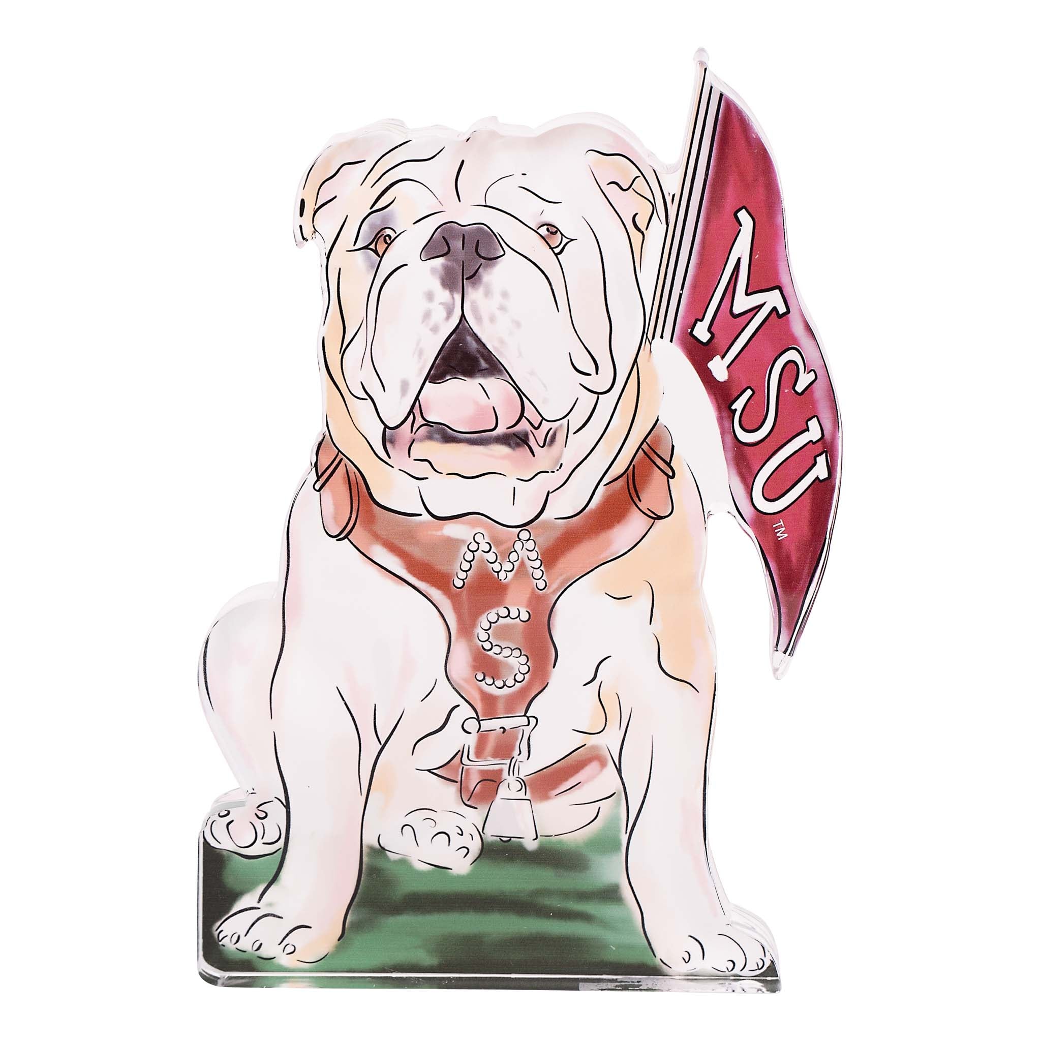 Mississippi State Bulldog Acrylic Stand