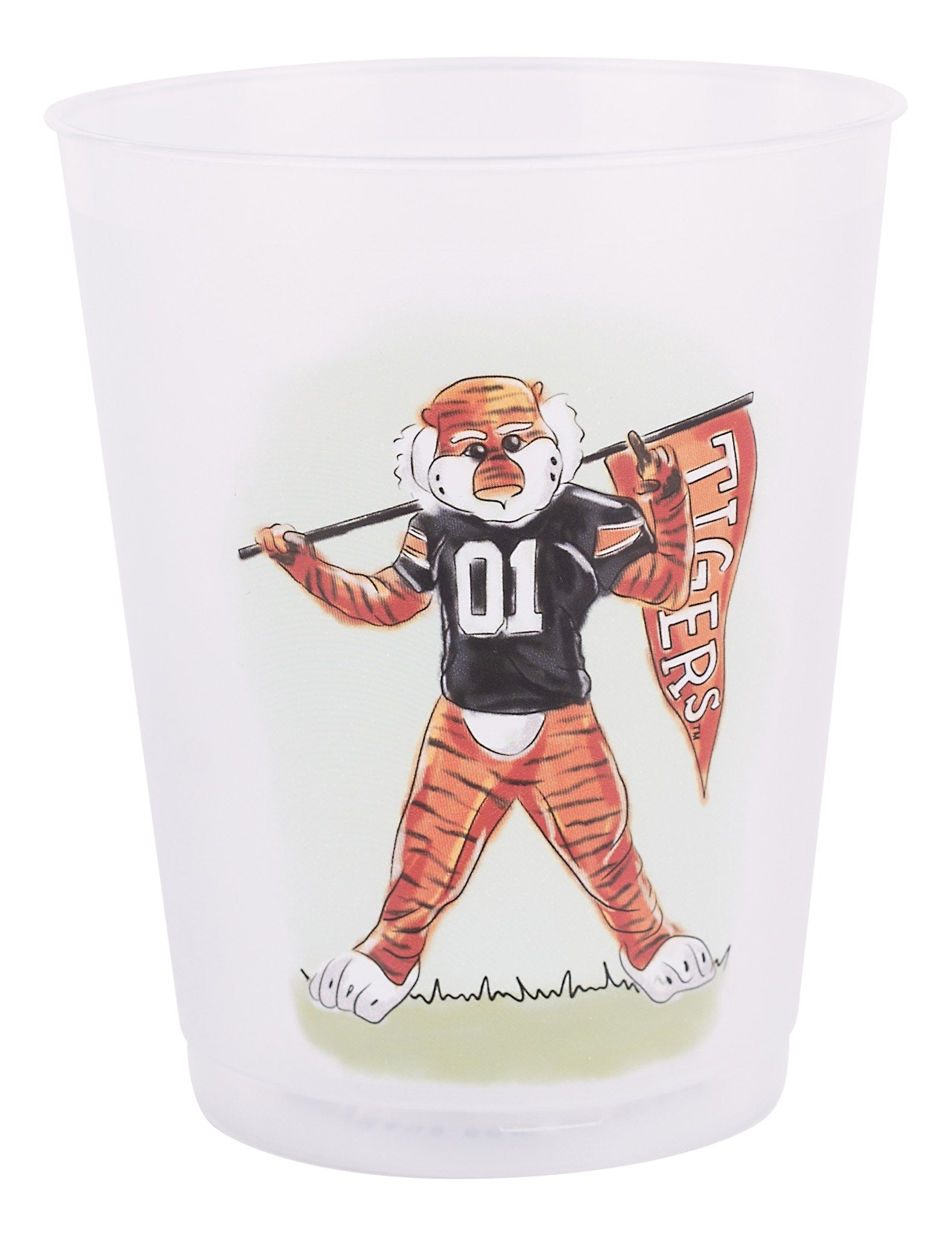 Auburn Mascot Frosted CupsSet/8