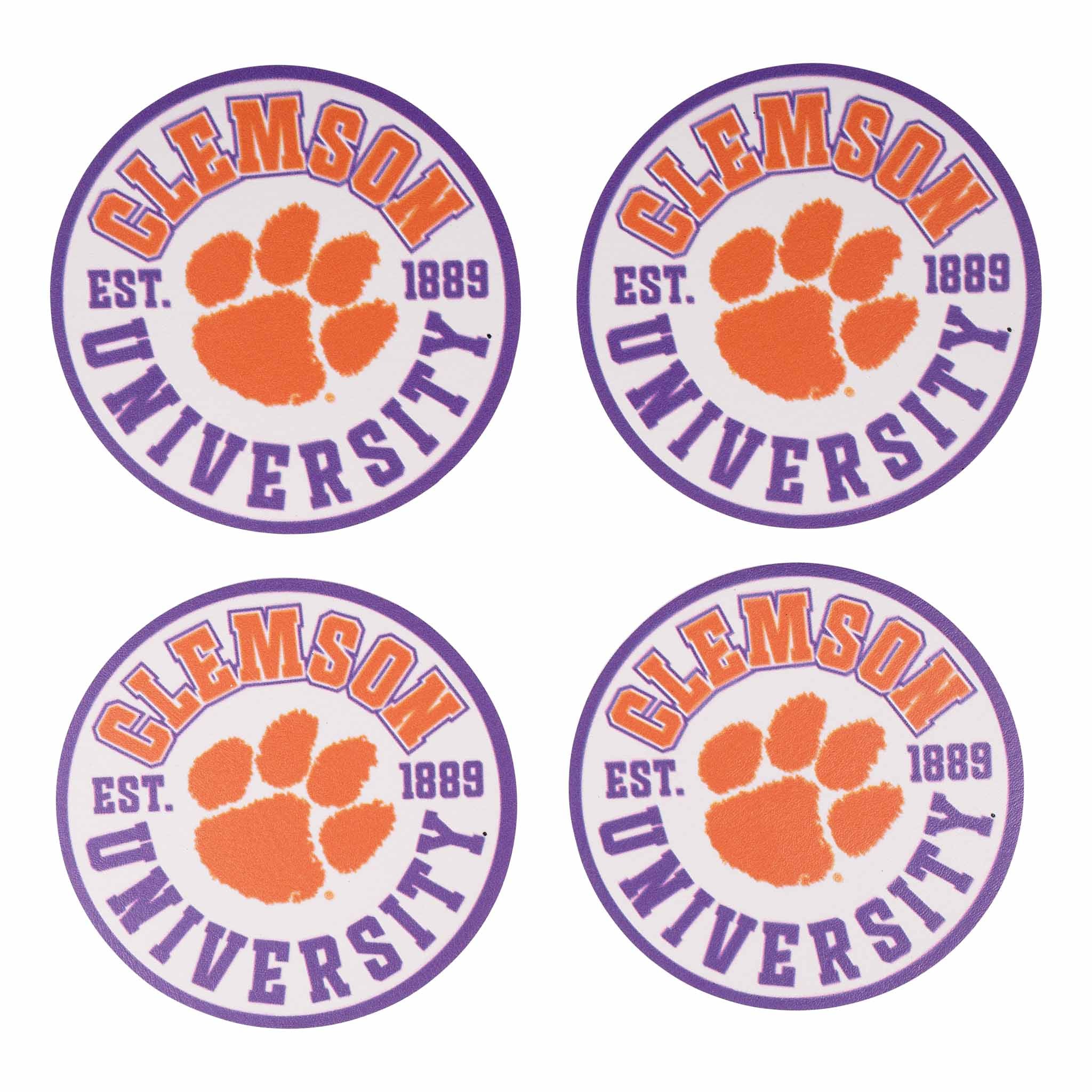 Clemson Retro Placemat Set/4