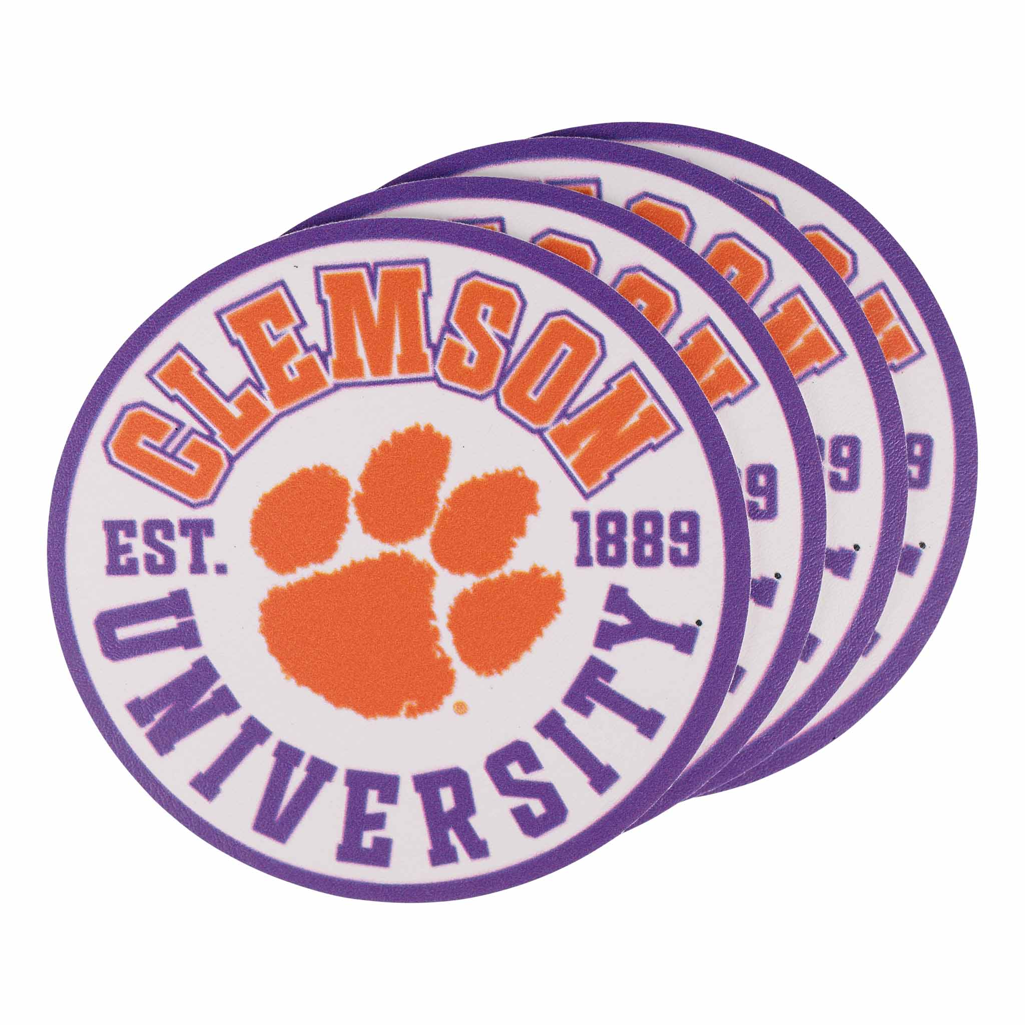 Clemson Retro Placemat Set/4