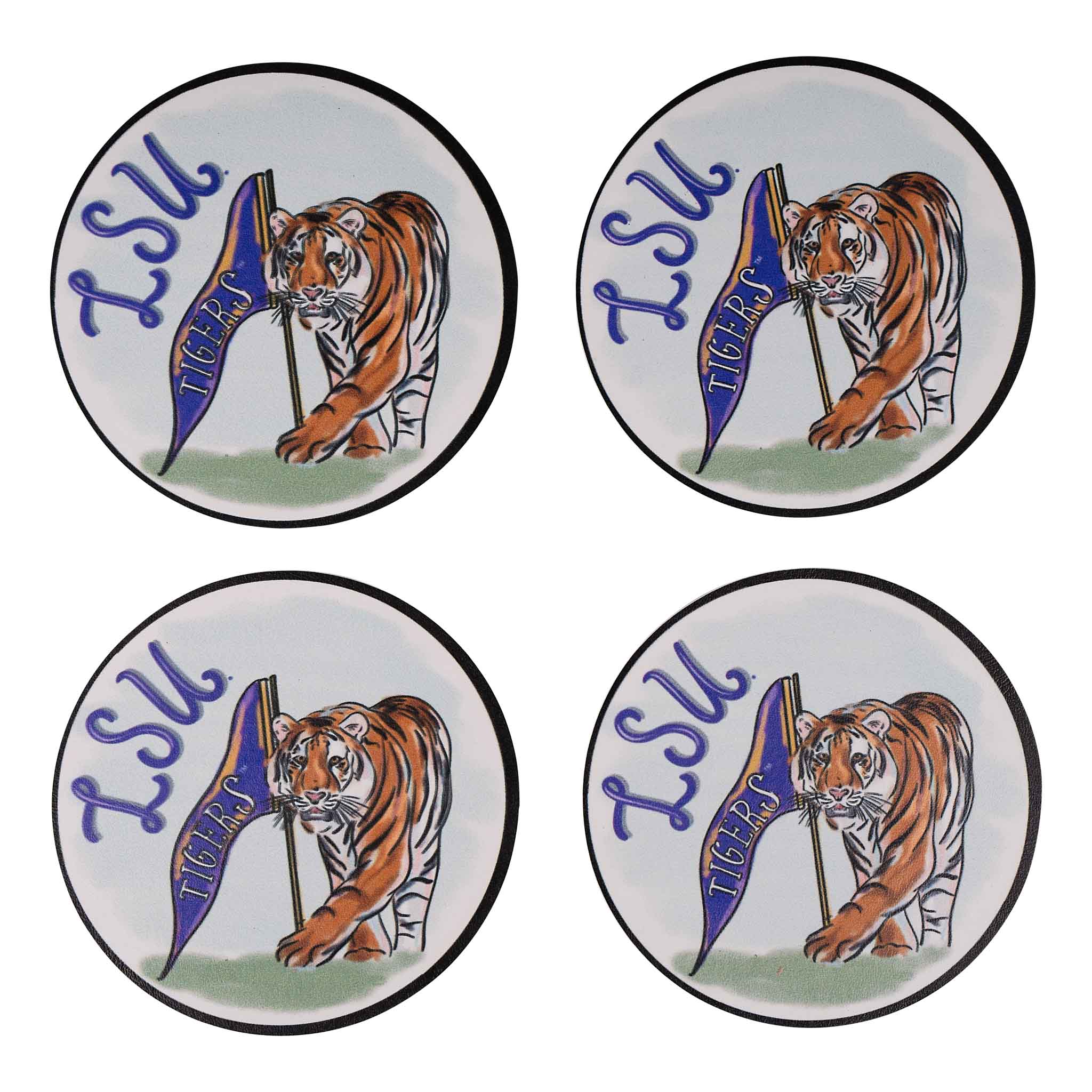 LSU Mascot Coaster Set/4