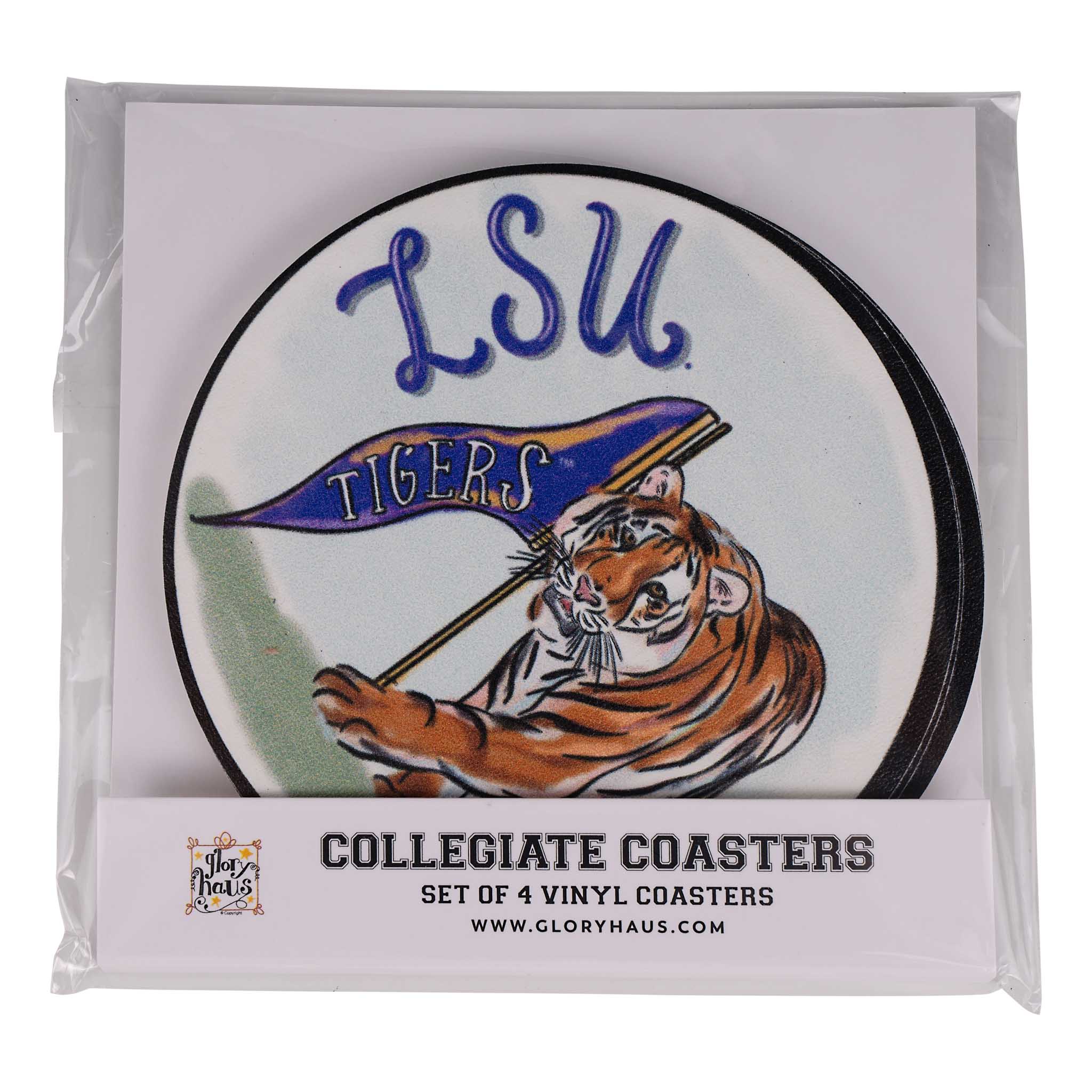 LSU Mascot Coaster Set/4