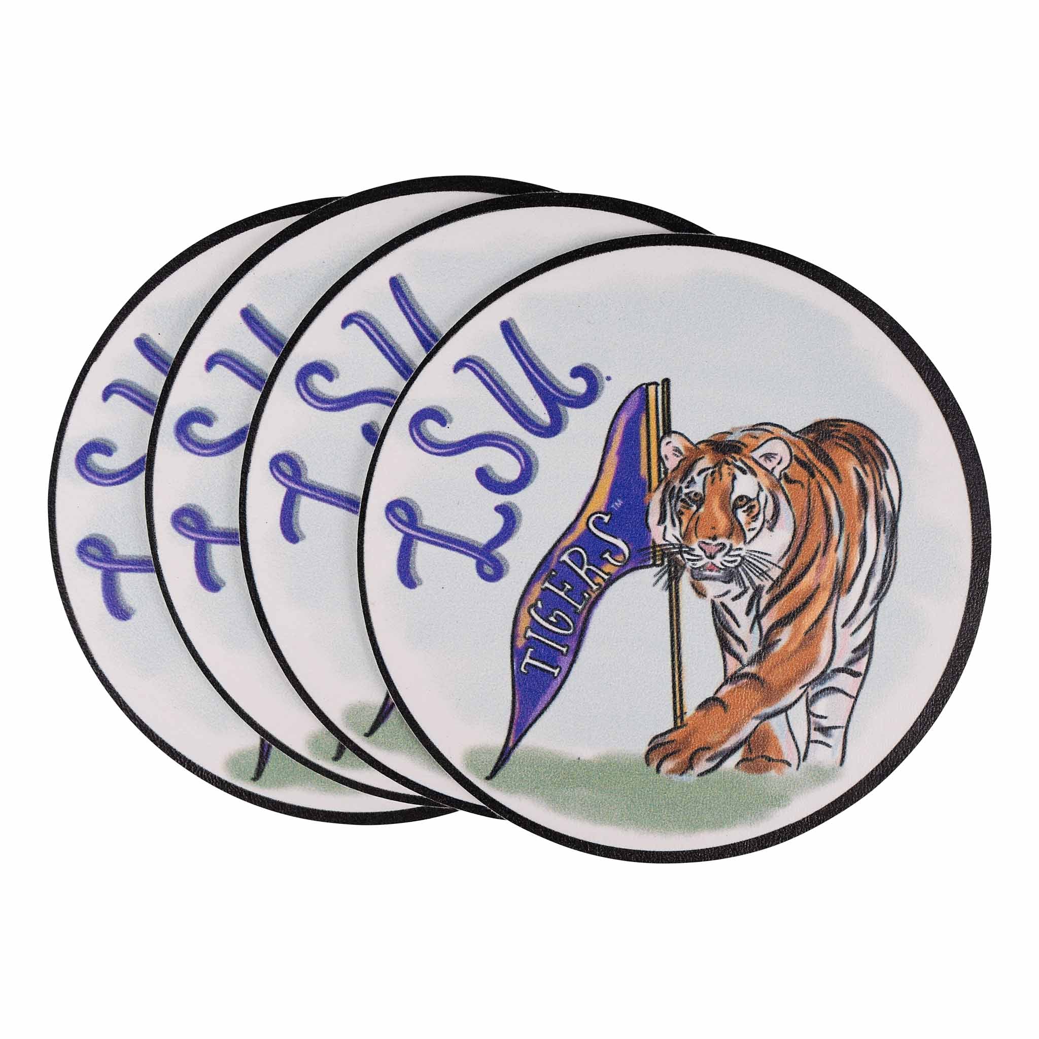LSU Mascot Coaster Set/4