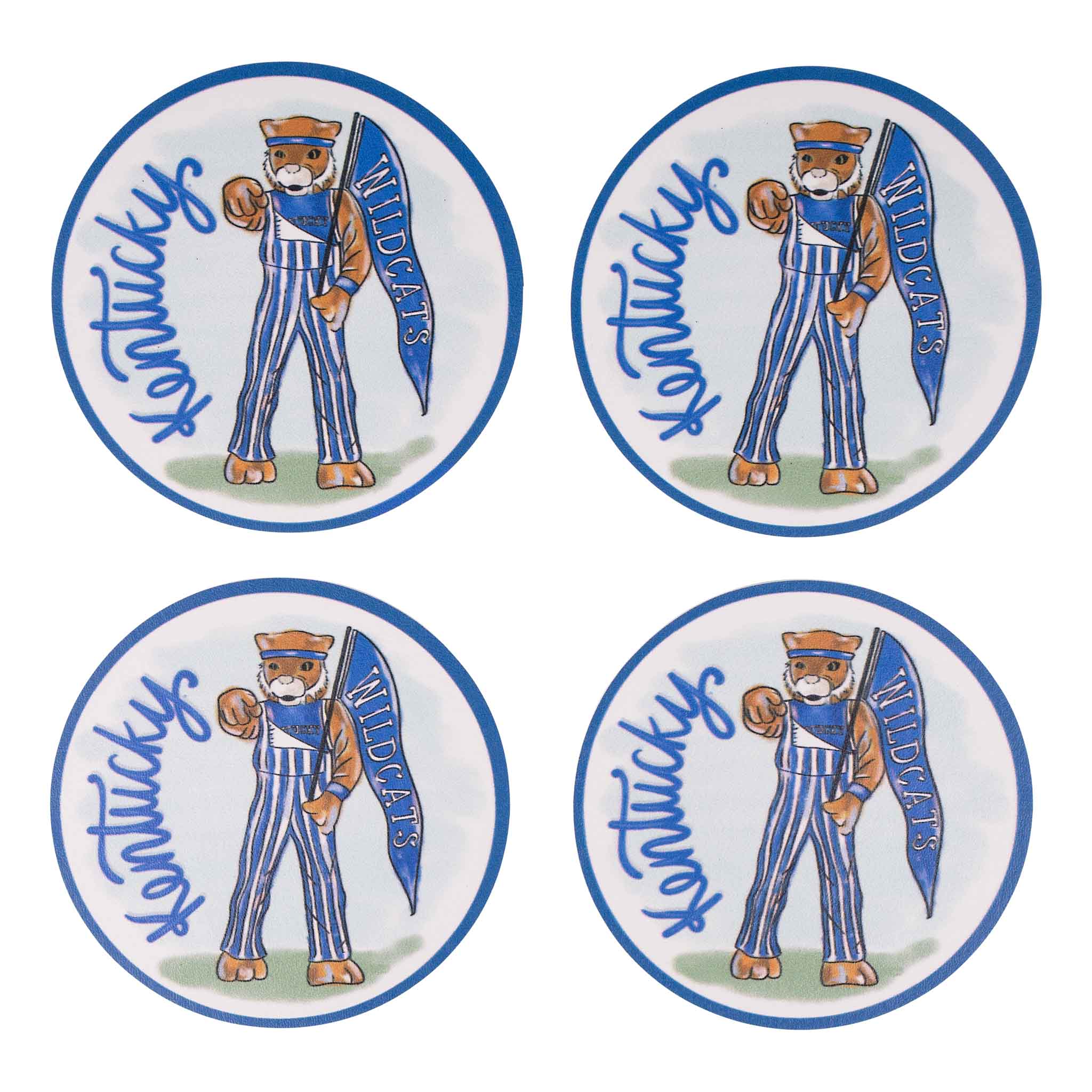 Kentucky Mascot Coaster Set/4