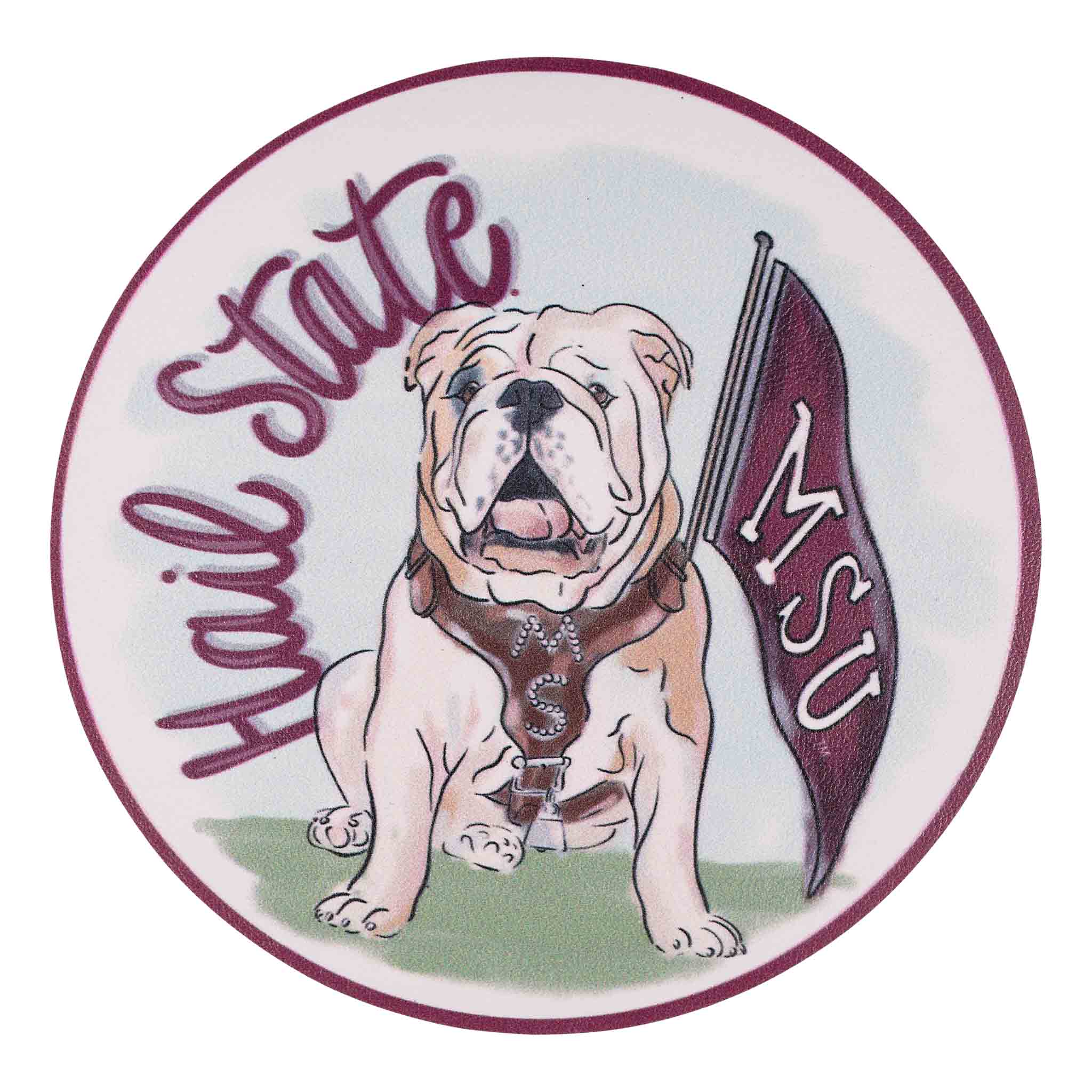 Mississippi State Mascot Coaster Set/4