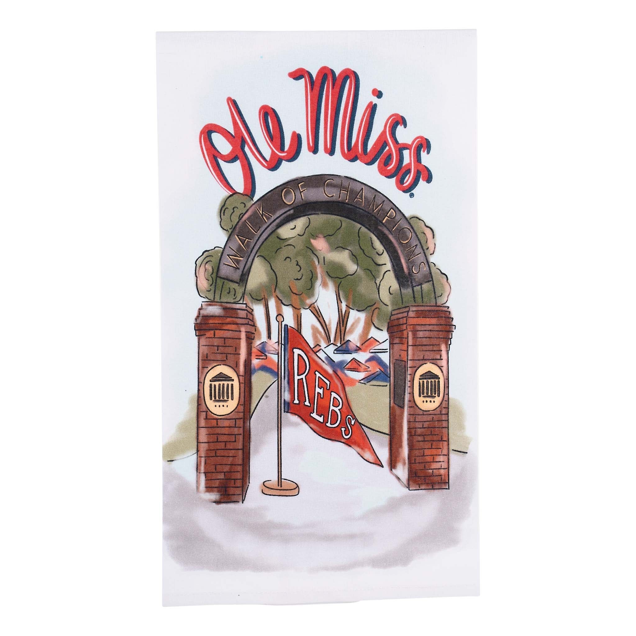 Ole Miss Mascot Tea Towel