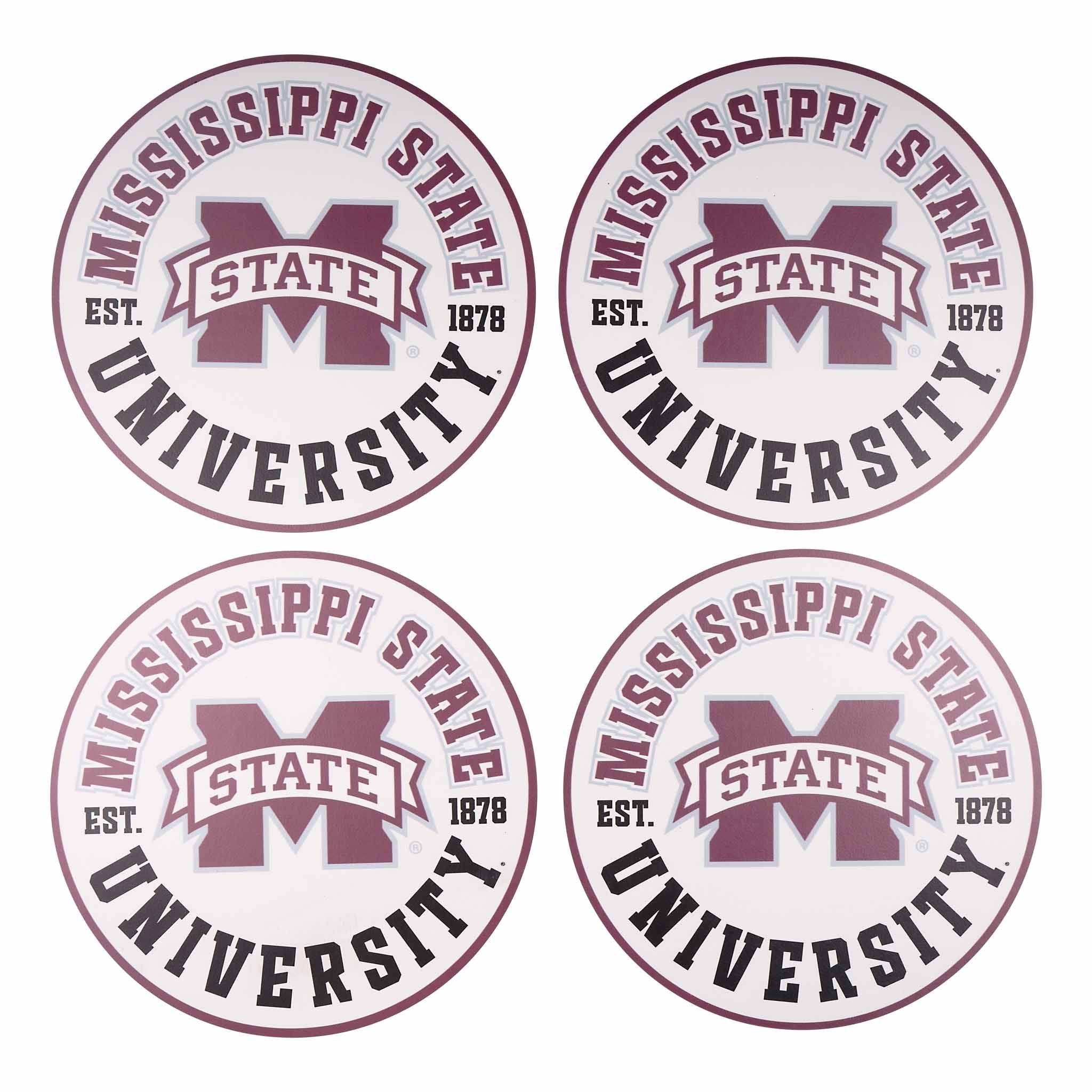 Mississippi State Retro Placemat Set/4