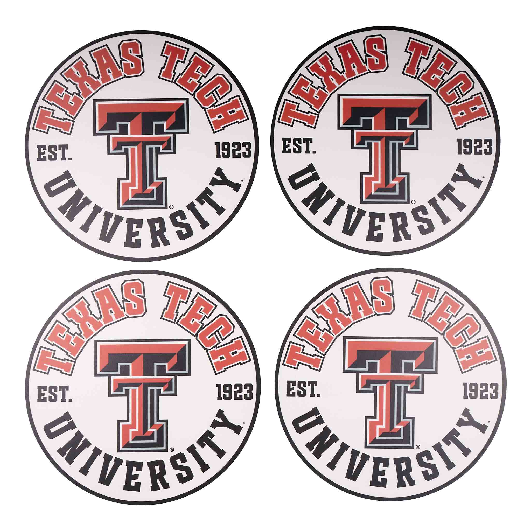 Texas Tech Retro Placemat Set/4