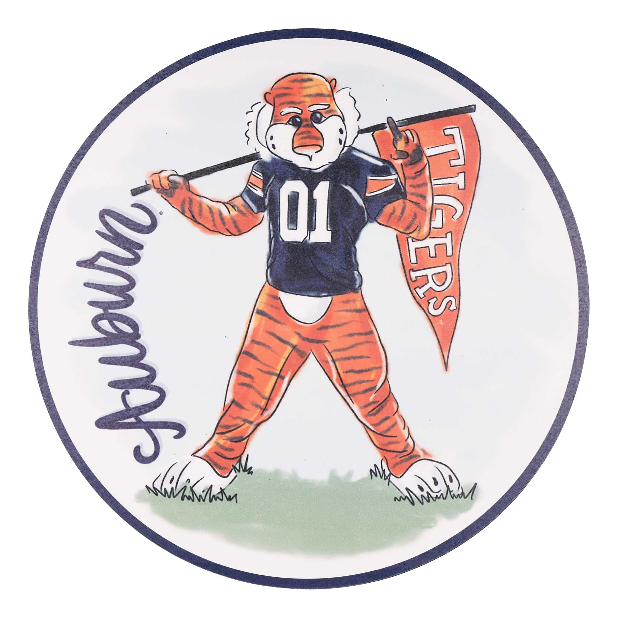 Auburn Mascot Placemat Set/4