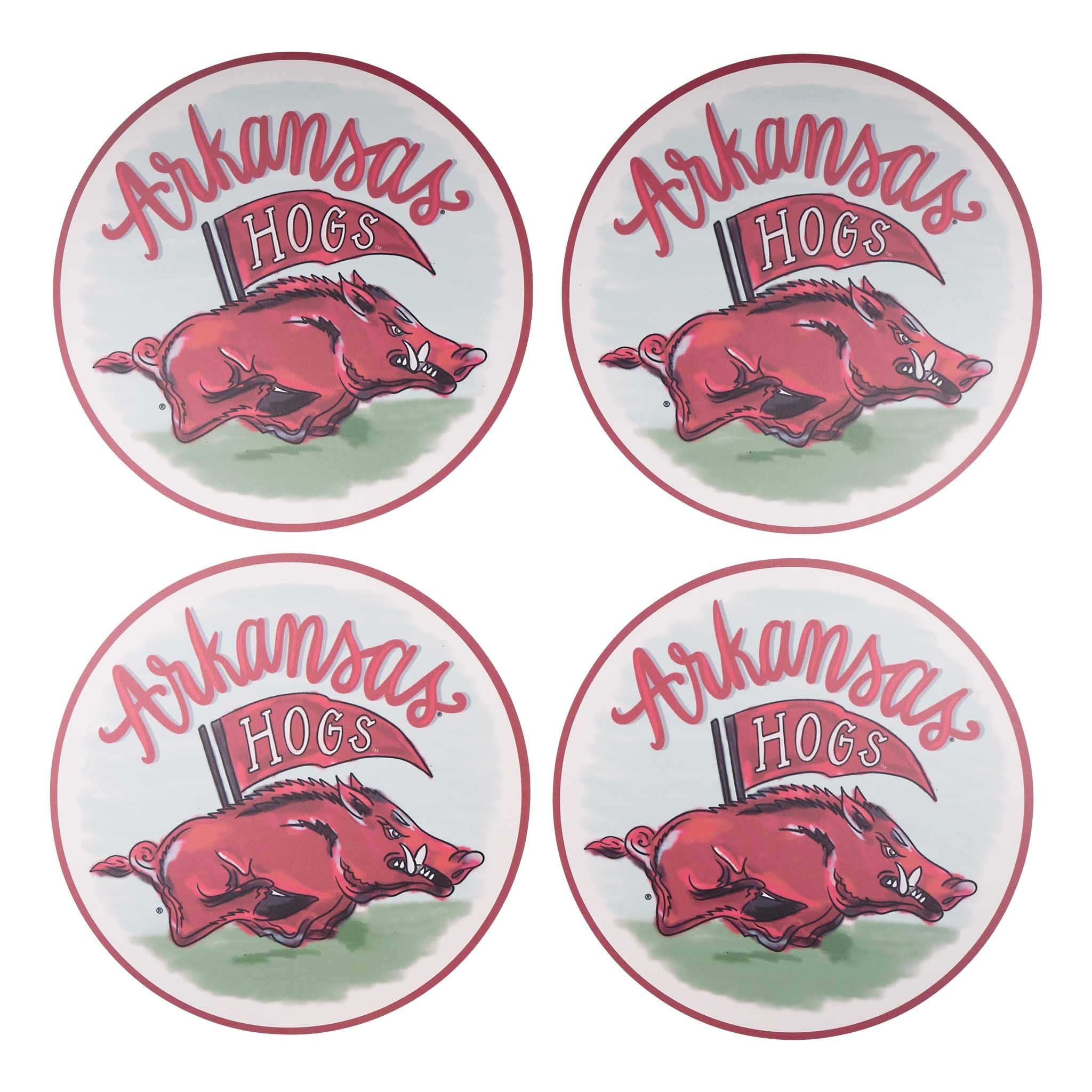 Arkansas Mascot Placemat Set/4