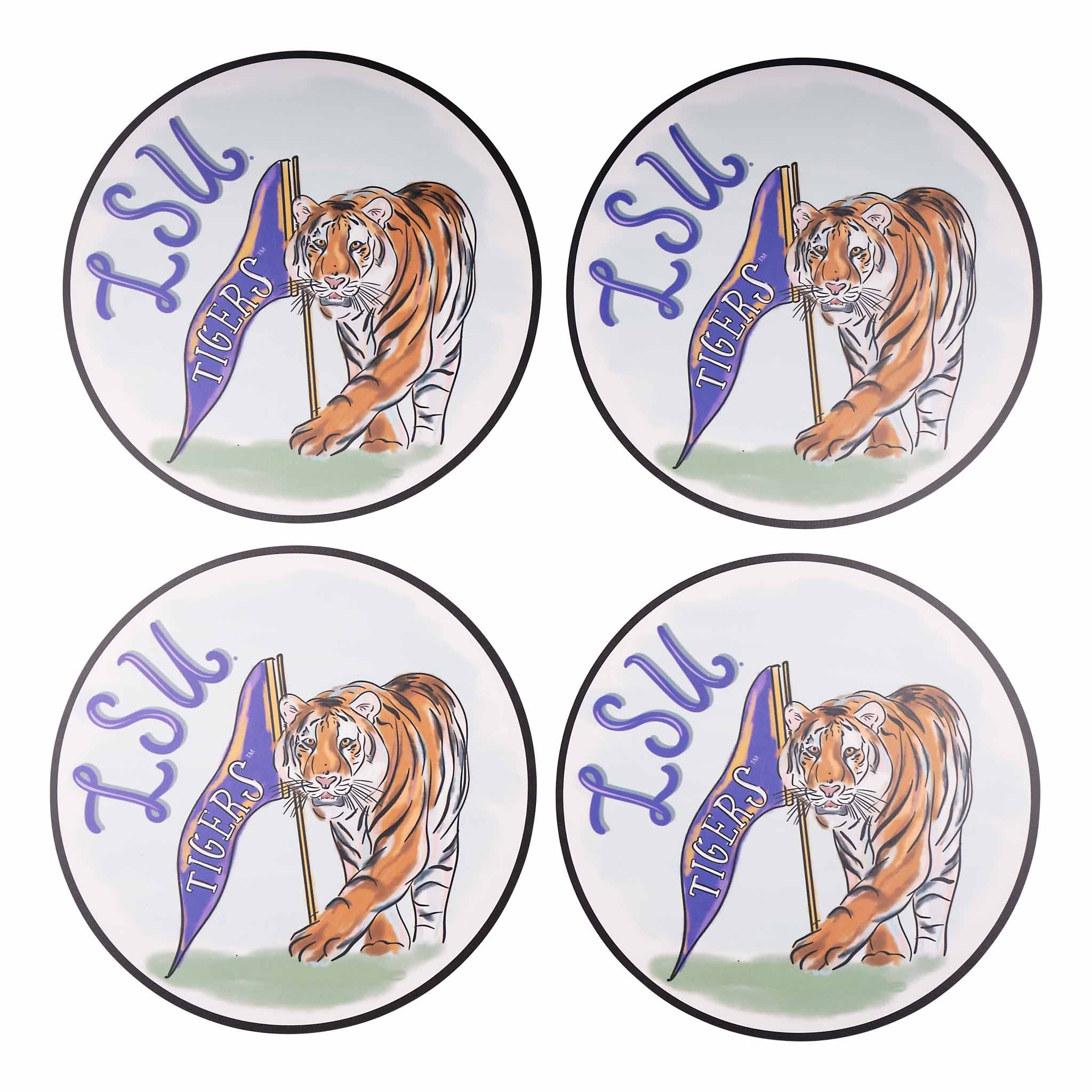 LSU Mascot Placemat Set/4