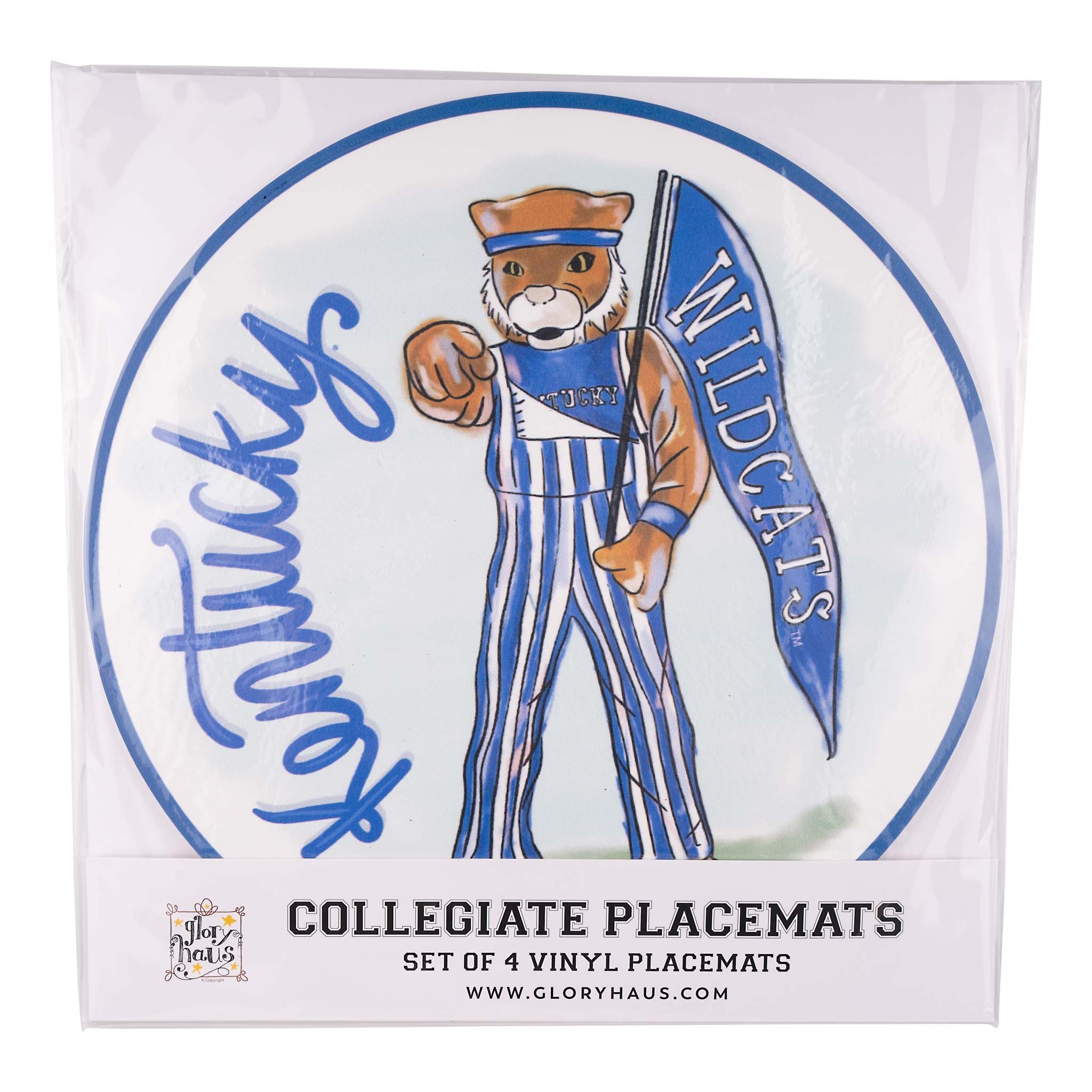 Kentucky Mascot Placemat Set/4