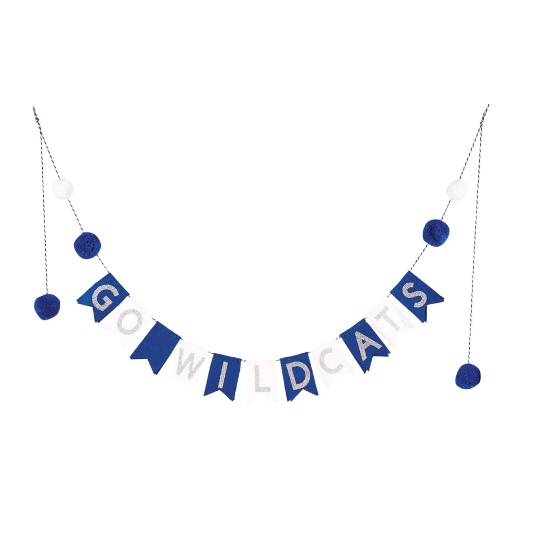 Go Wildcats Pennant Banner