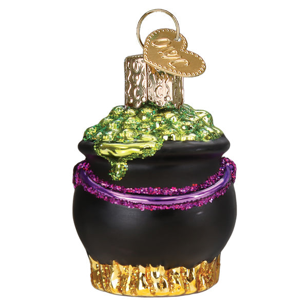 Mini Halloween Cauldron Ornament