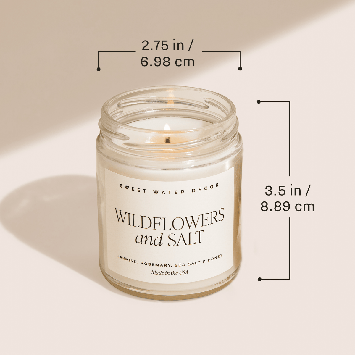Cinnamon Rolls Soy Candle - Clear Jar - 9 oz