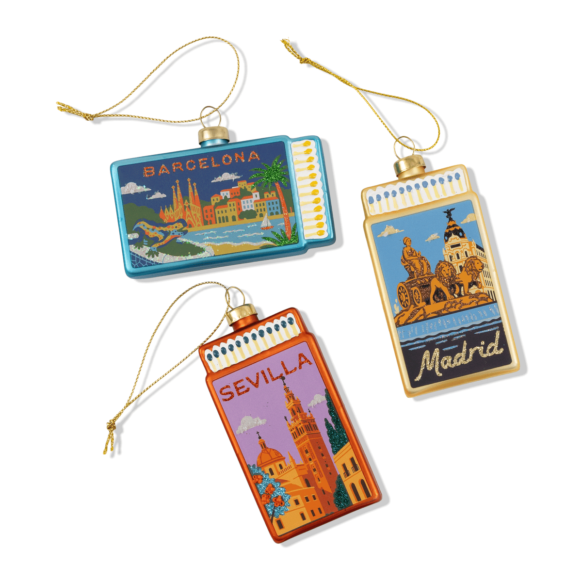 Madrid Matchbook Ornament