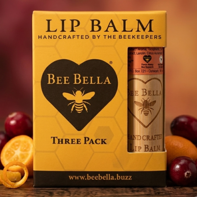 Orange Cranberry Beeswax Lip Balm