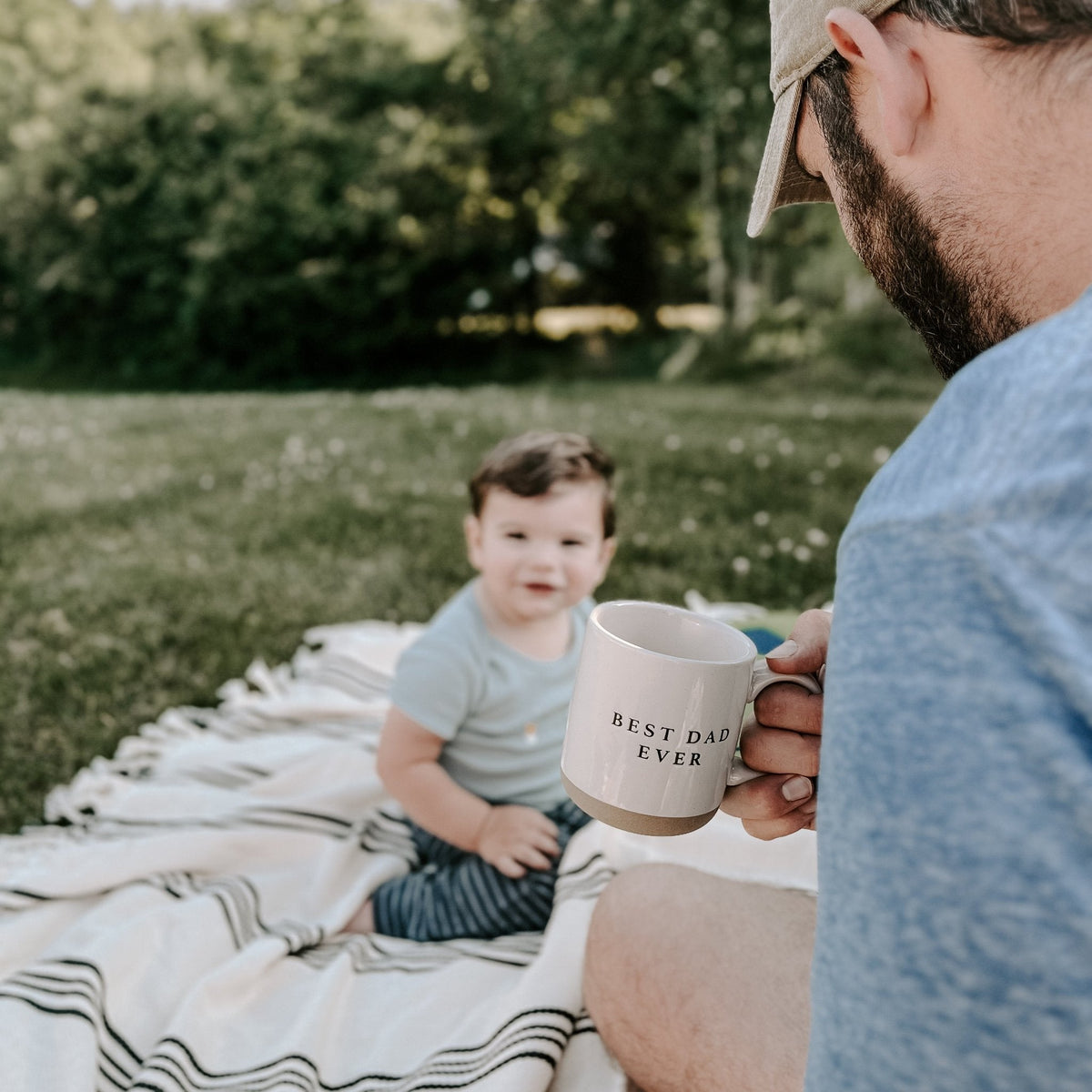 Best Dad Ever 14 oz Stoneware Coffee Mug