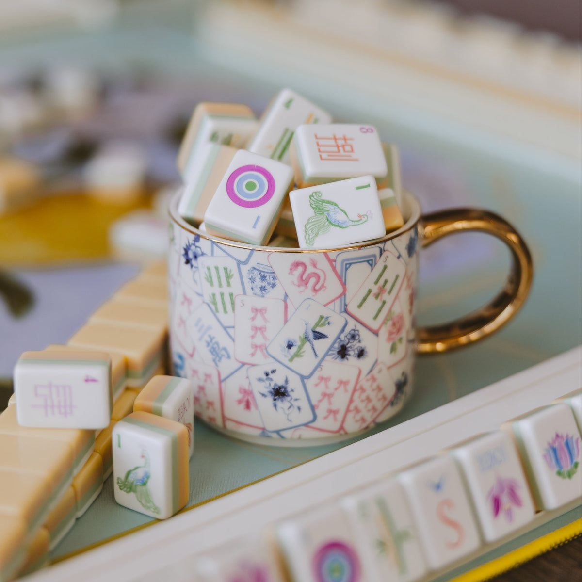 Mahjong 14 oz Coffee Mug