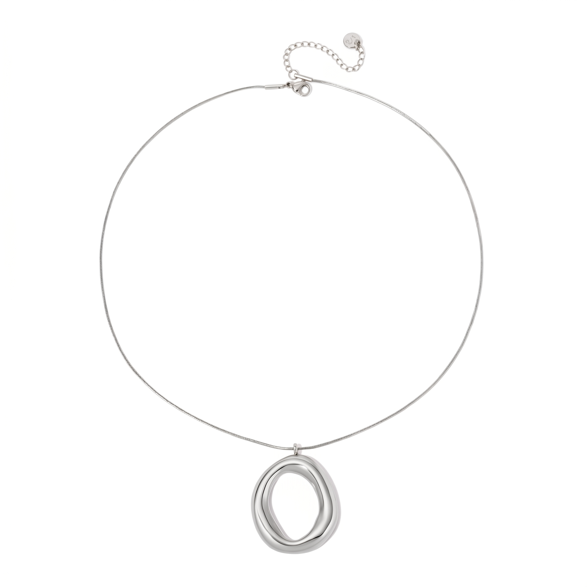Camille Open Circle Statement Necklace - WATERPROOF