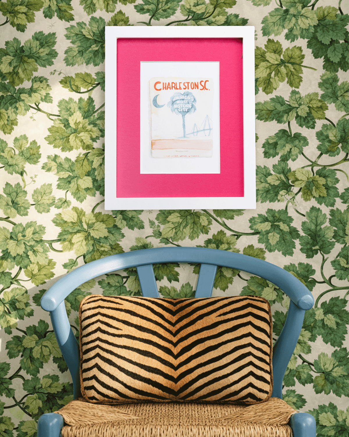Charleston Matchbook Art Print