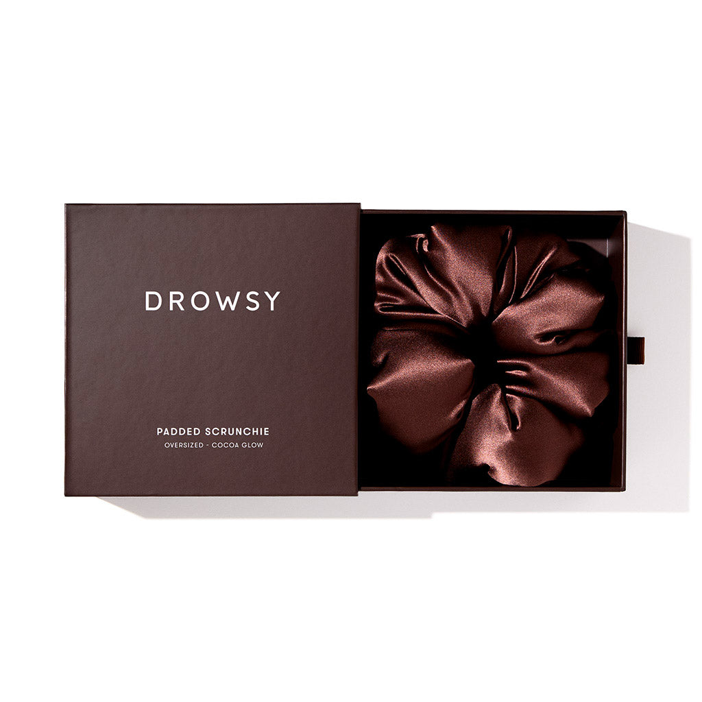 Cocoa Glow - Padded Scrunchie