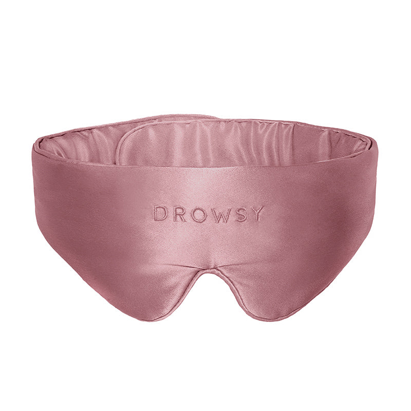 Featherweight Silk Eye Mask Damask Rose