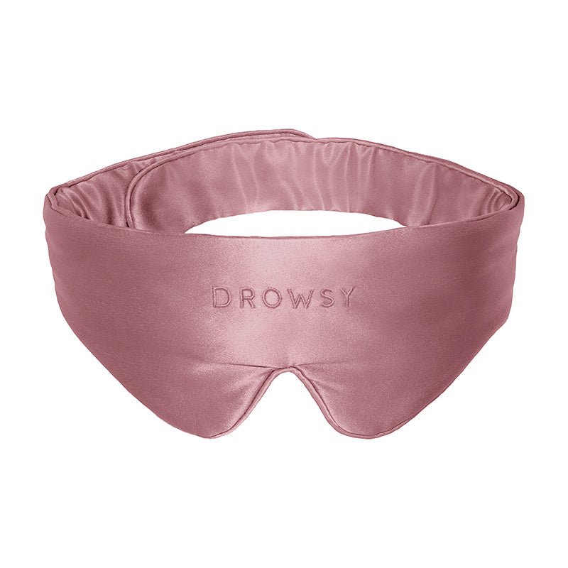 Featherweight Silk Eye Mask Damask Rose