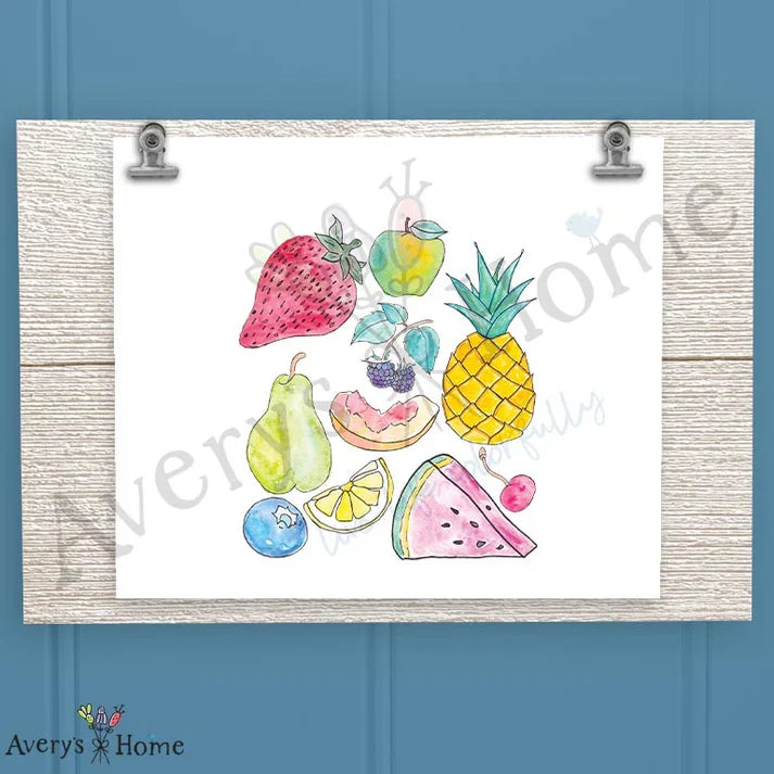 Fruit of the Spirit Frosted Drinking Glass
