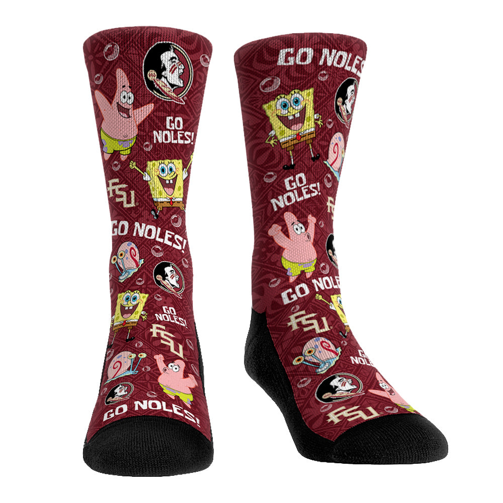 Florida State Seminoles - SpongeBob SquarePants Characters All-Over
