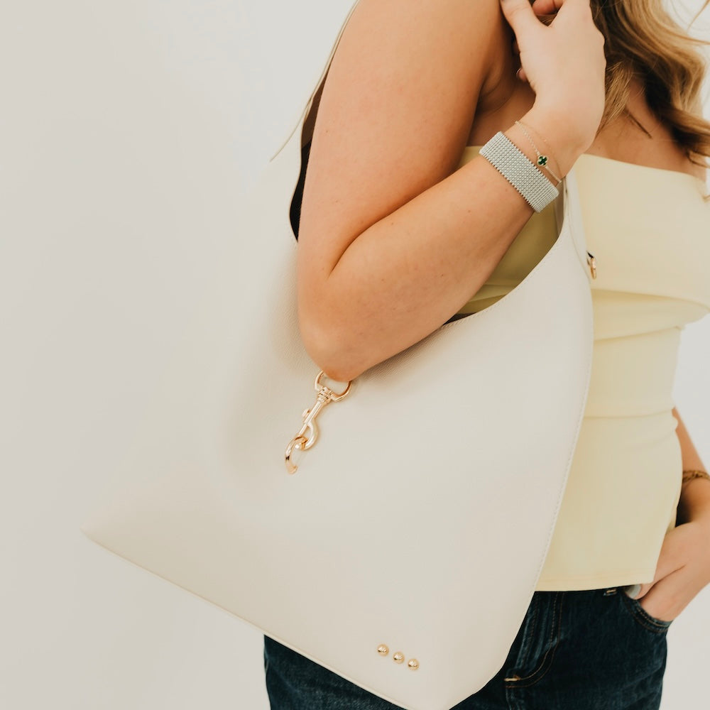 Haddie Hobo Vegan Leather Tote