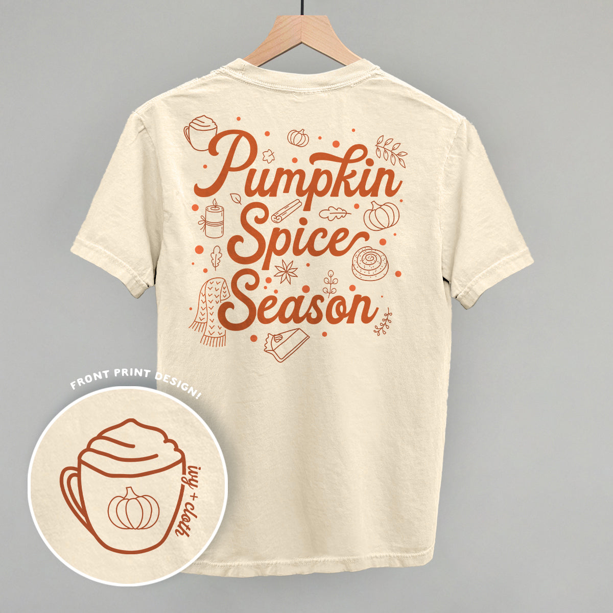 Pumpkin Spice Season Doodles (Back Print)