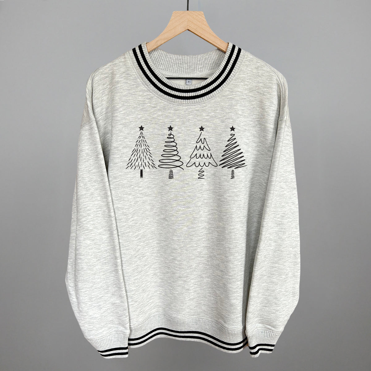 Christmas Tree Doodles (Black)