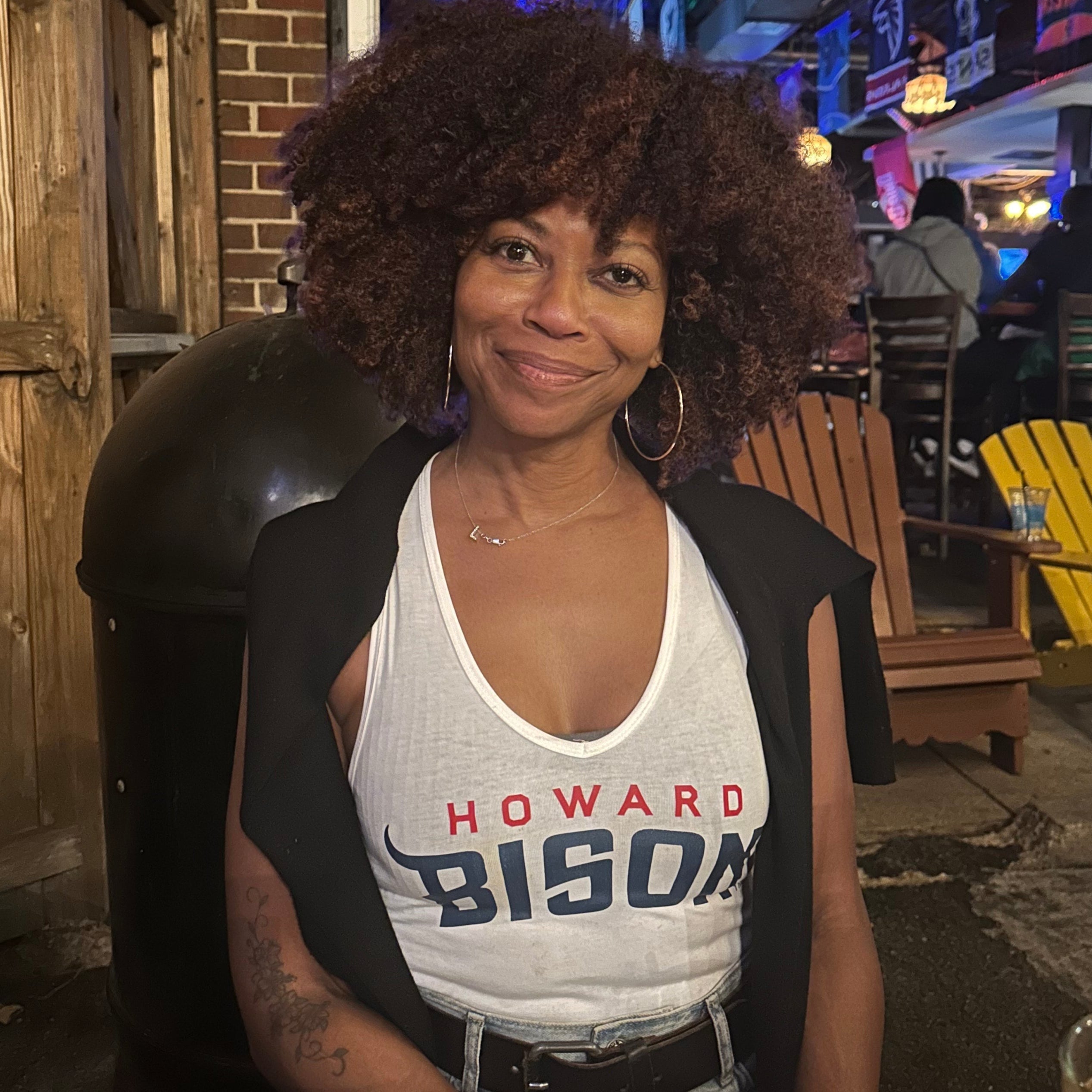 Howard Bison White Bodysuit