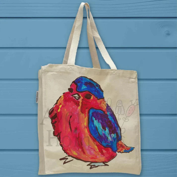 Life Is Beautiful cotton tote bag, art by Avery Jackson