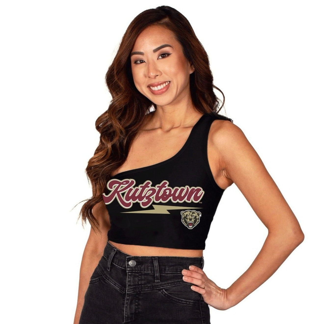 Kutztown Lightning One Shoulder Top