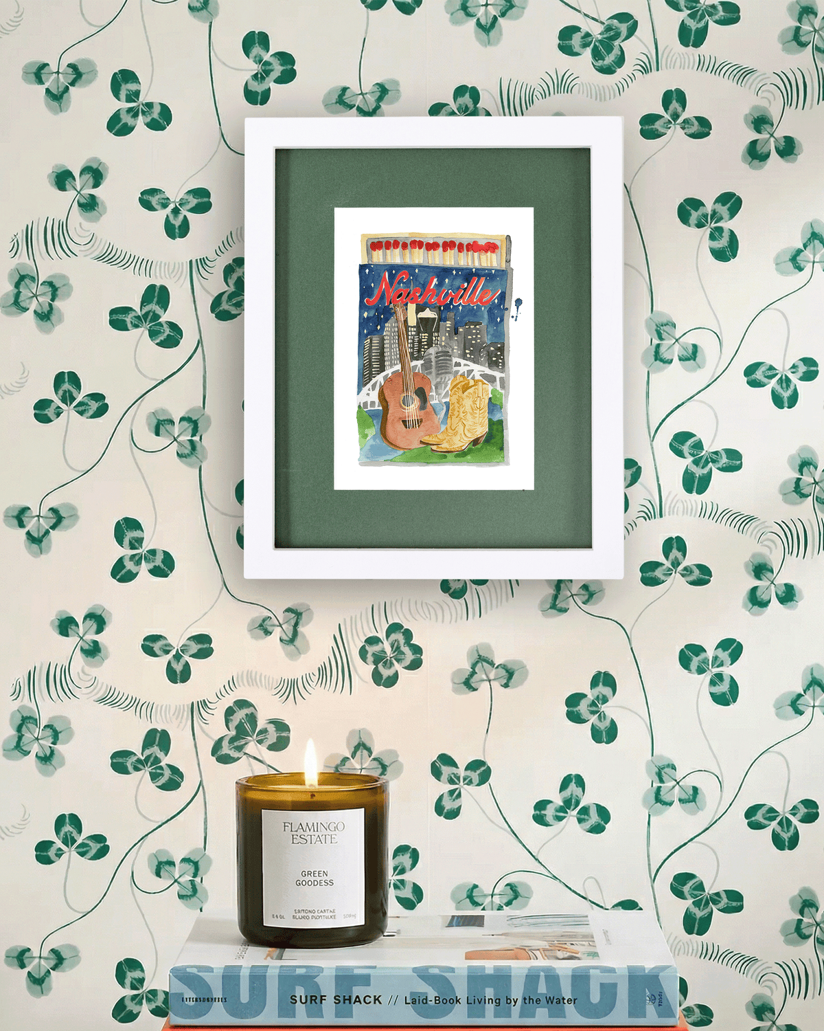 Nashville Matchbook Art Print