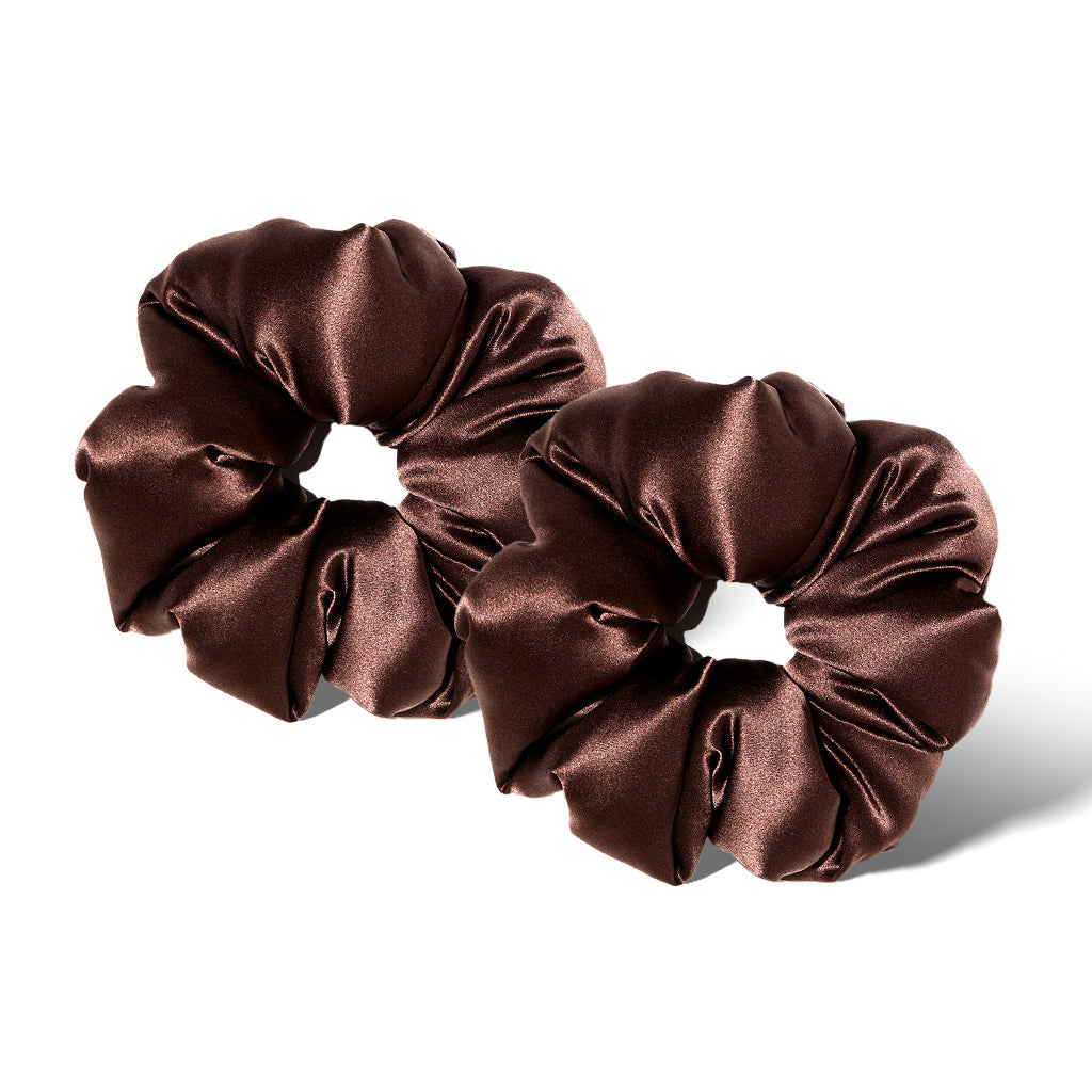 Cocoa Glow - Padded Scrunchie