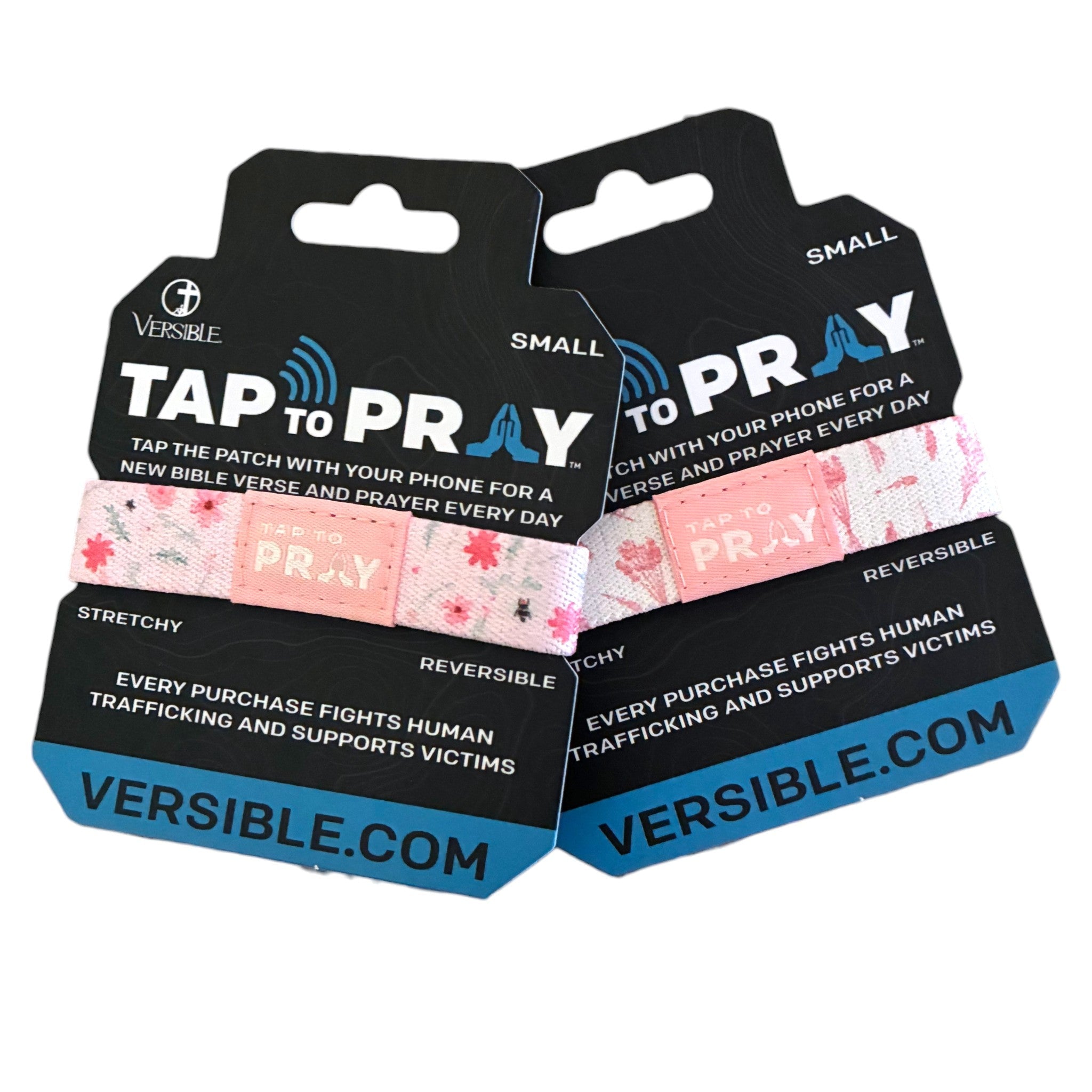 Tap To Pray® Wristband – Meadows - Pink