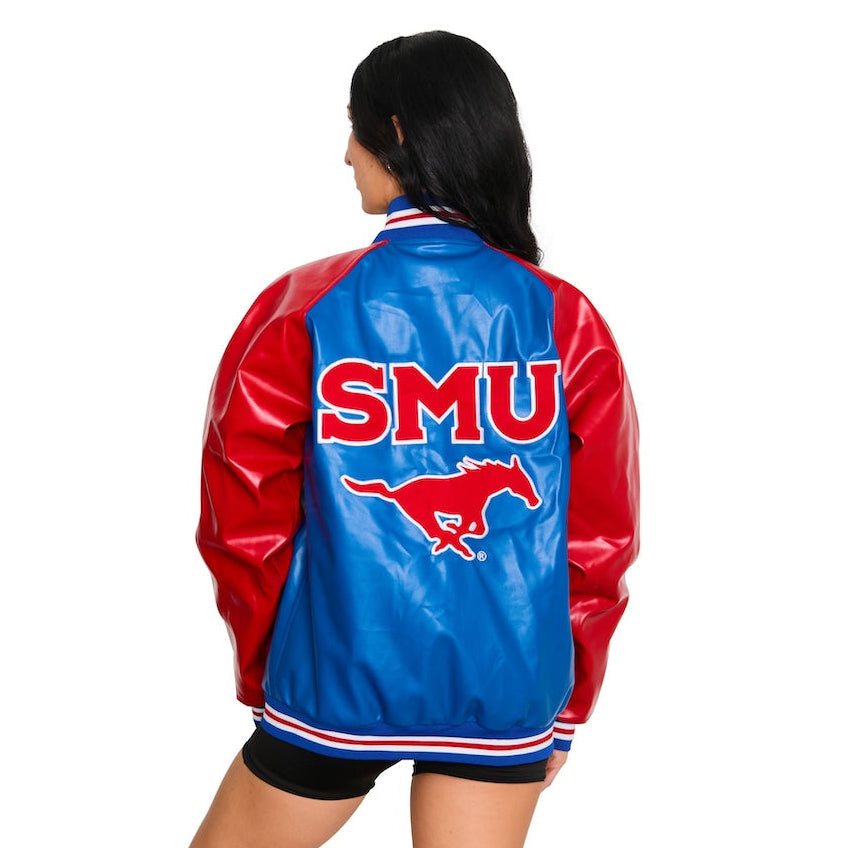 SMU Mustangs Varsity Letterman Jacket