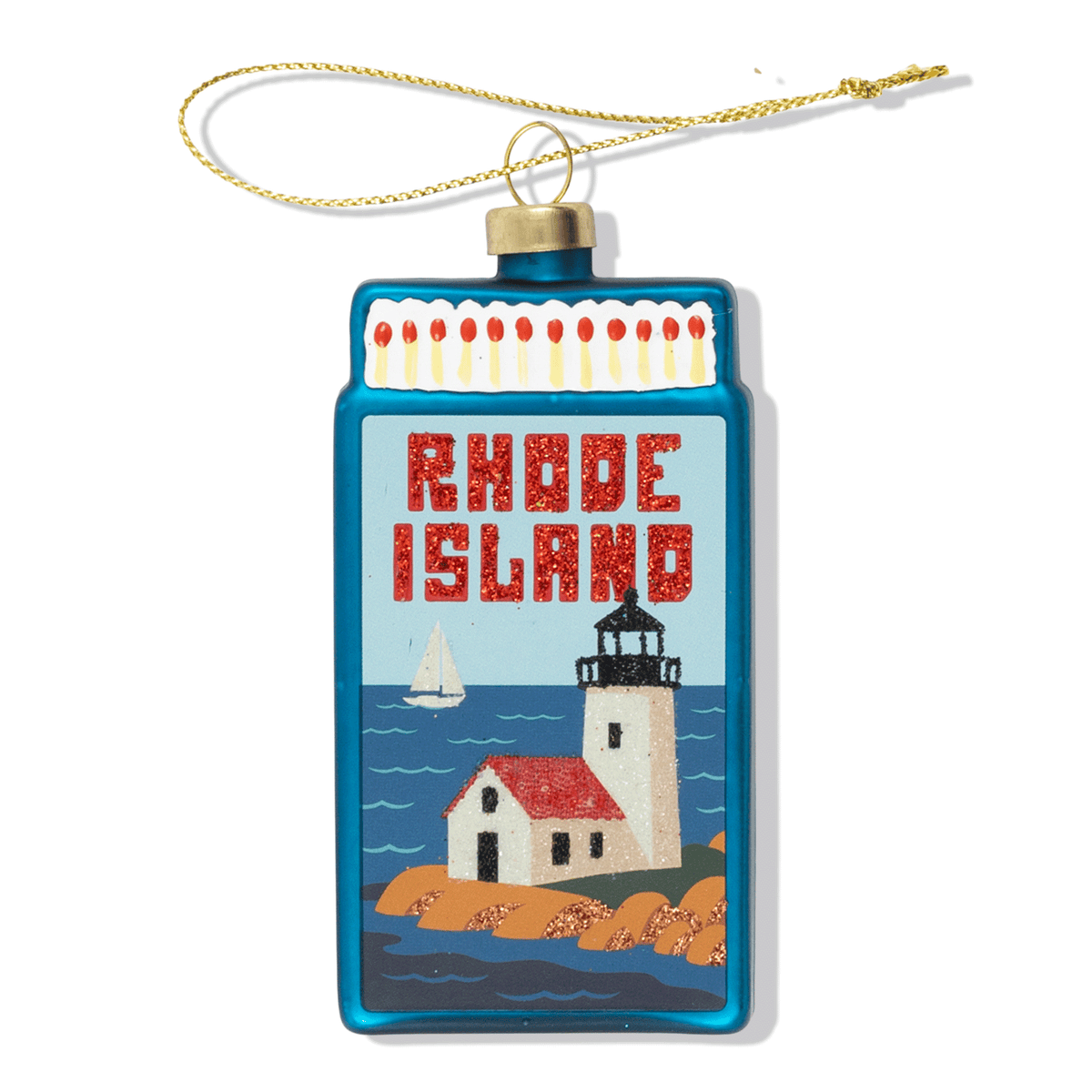Rhode Island Matchbook Ornament