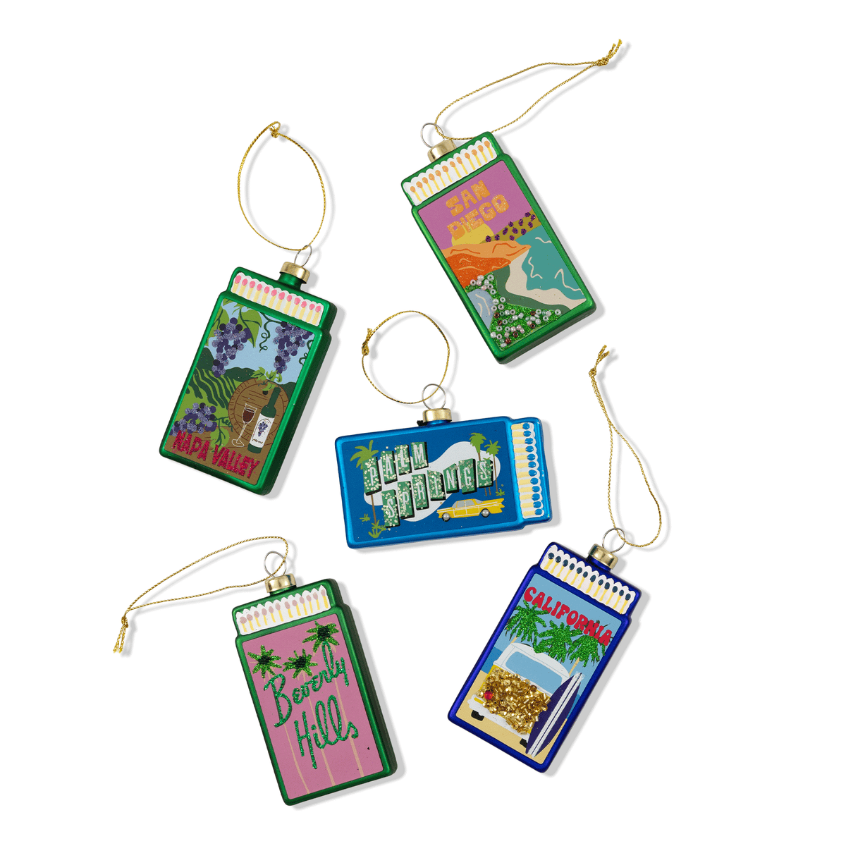 Palm Springs Matchbook Ornament