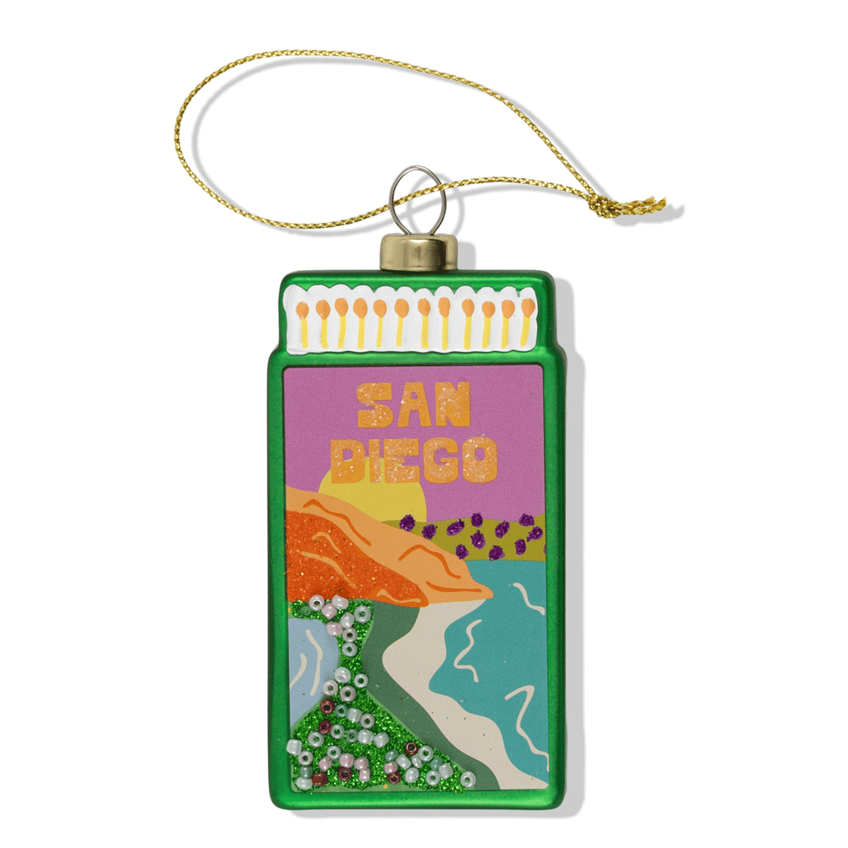 San Diego Matchbook Ornament