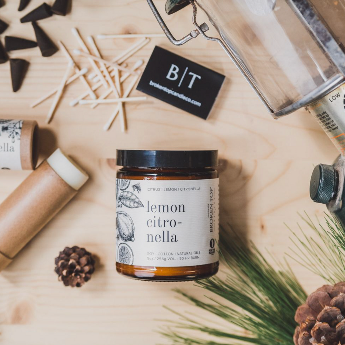 Lemon Citronella Botanical 9oz Candle